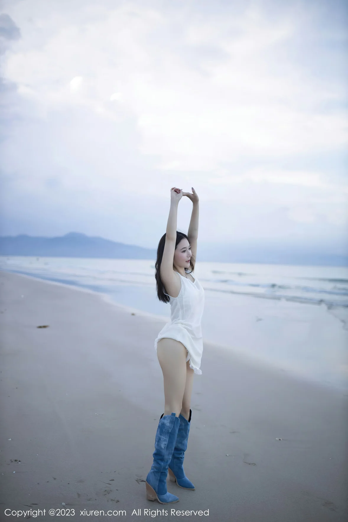 XiuRen 秀人 No.6852 鱼子酱Fish 白色比基尼巴厘岛旅拍1 [81P]插图2