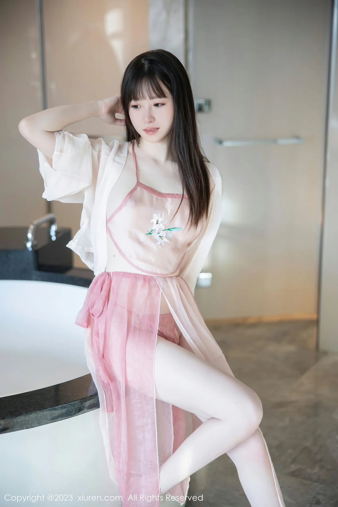 XiuRen 秀人 No.6926 林悠悠 首套写真粉色古装 [78P]插图6