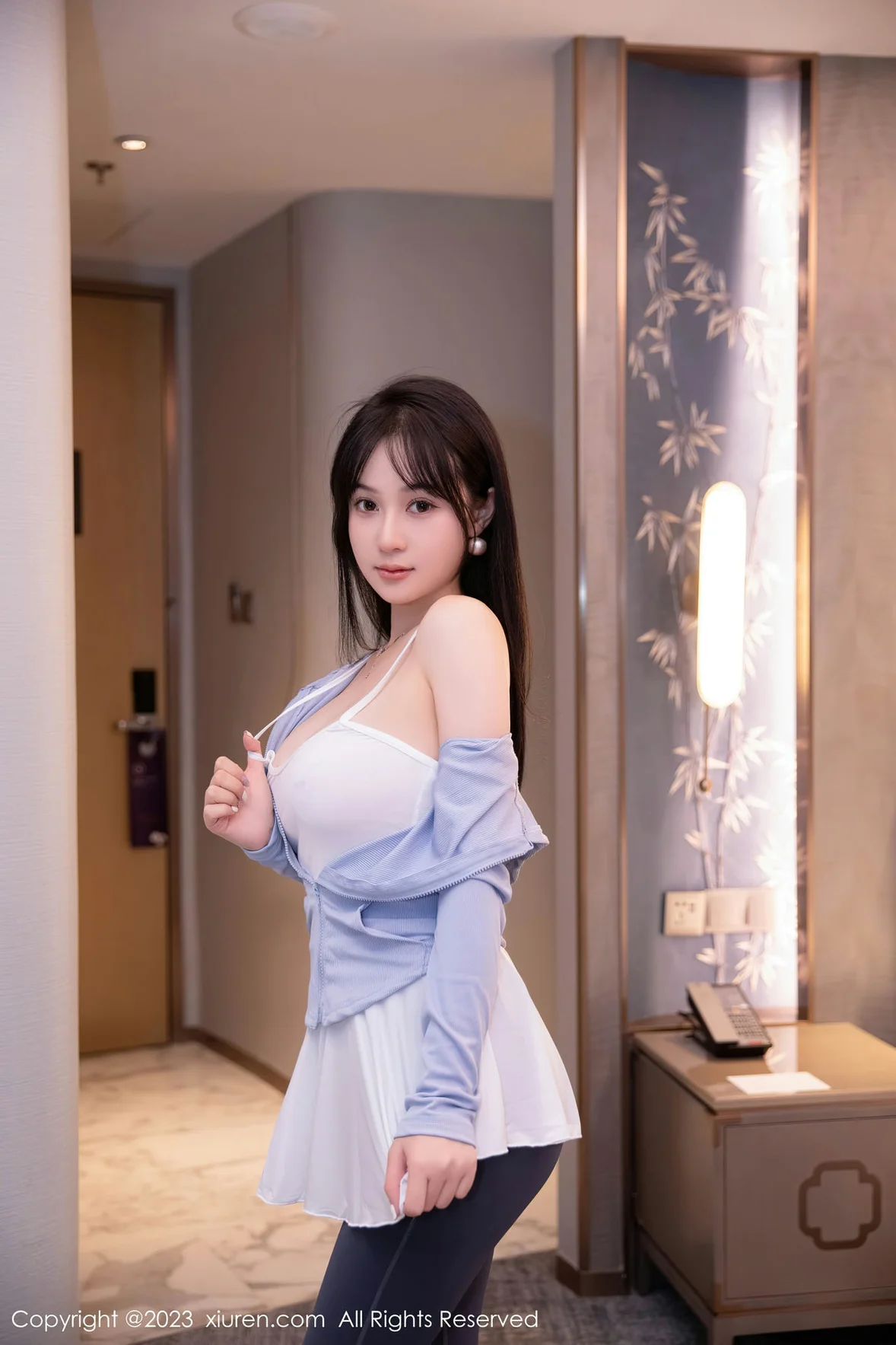 XiuRen 秀人 No.6968 柚琪Rich 轻透吊带性感写真 [84P]插图4