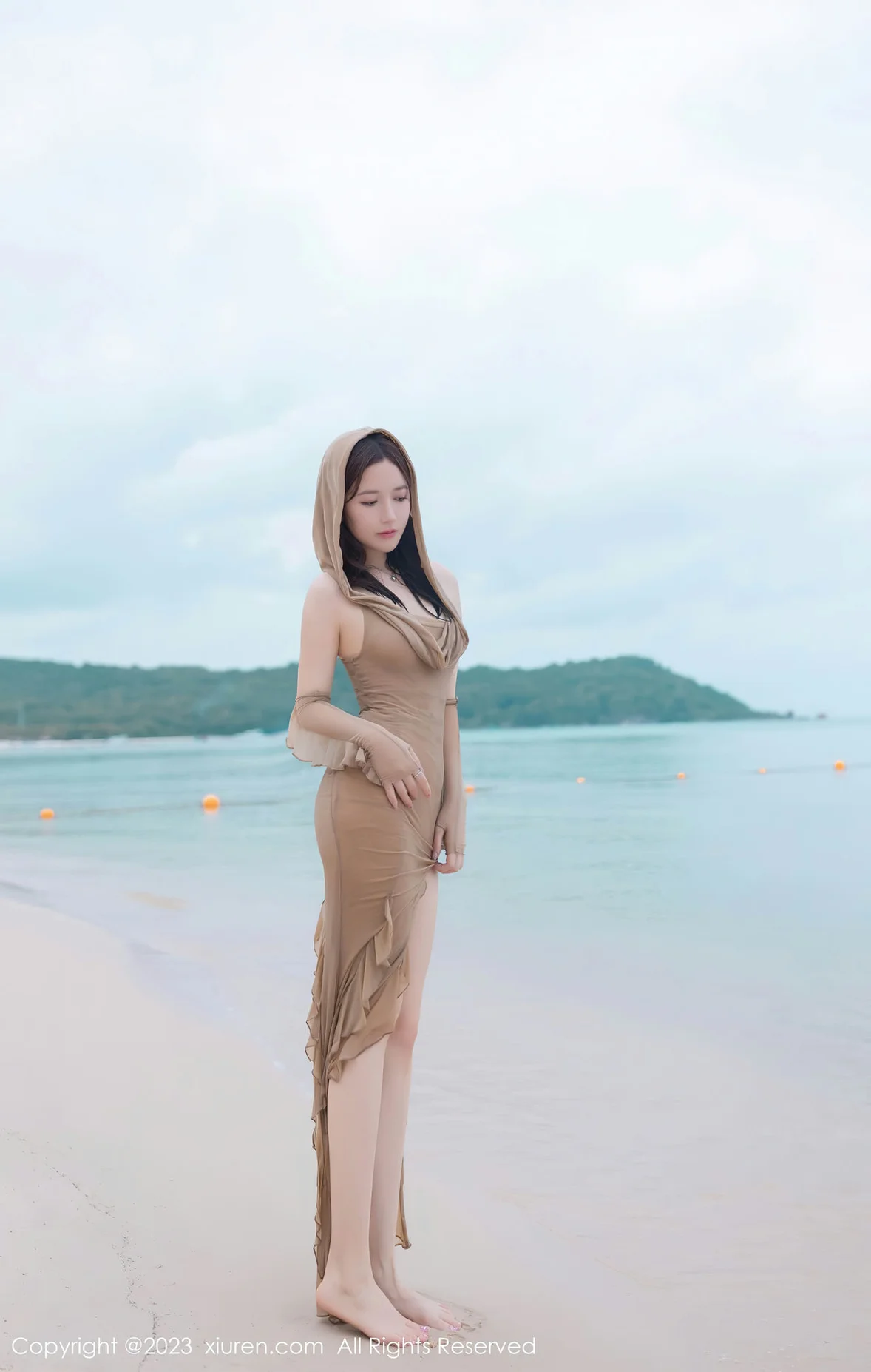 XiuRen 秀人 No.7288 鱼子酱Fish 沙滩渔网性感写真 [78P]插图4