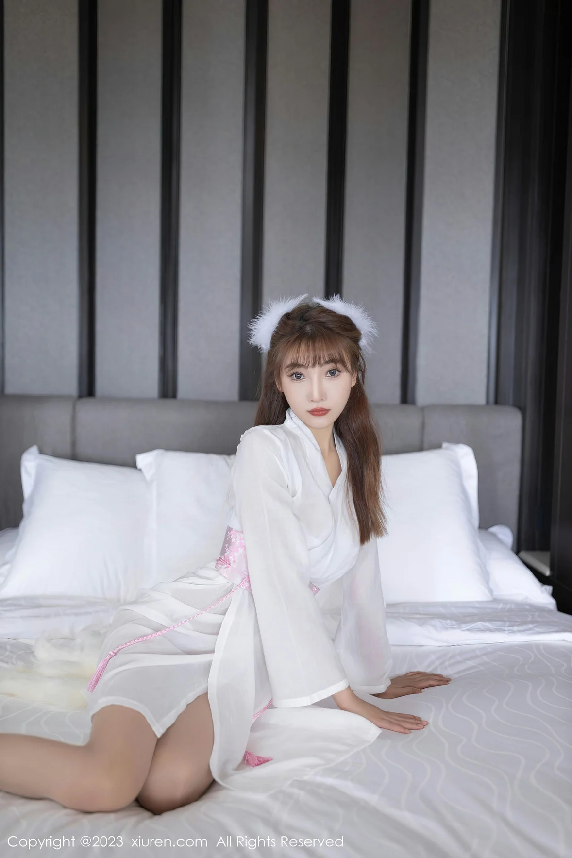 XiuRen 秀人 No.6999 陆萱萱 白狐装扮泰国旅拍 [81P]插图4