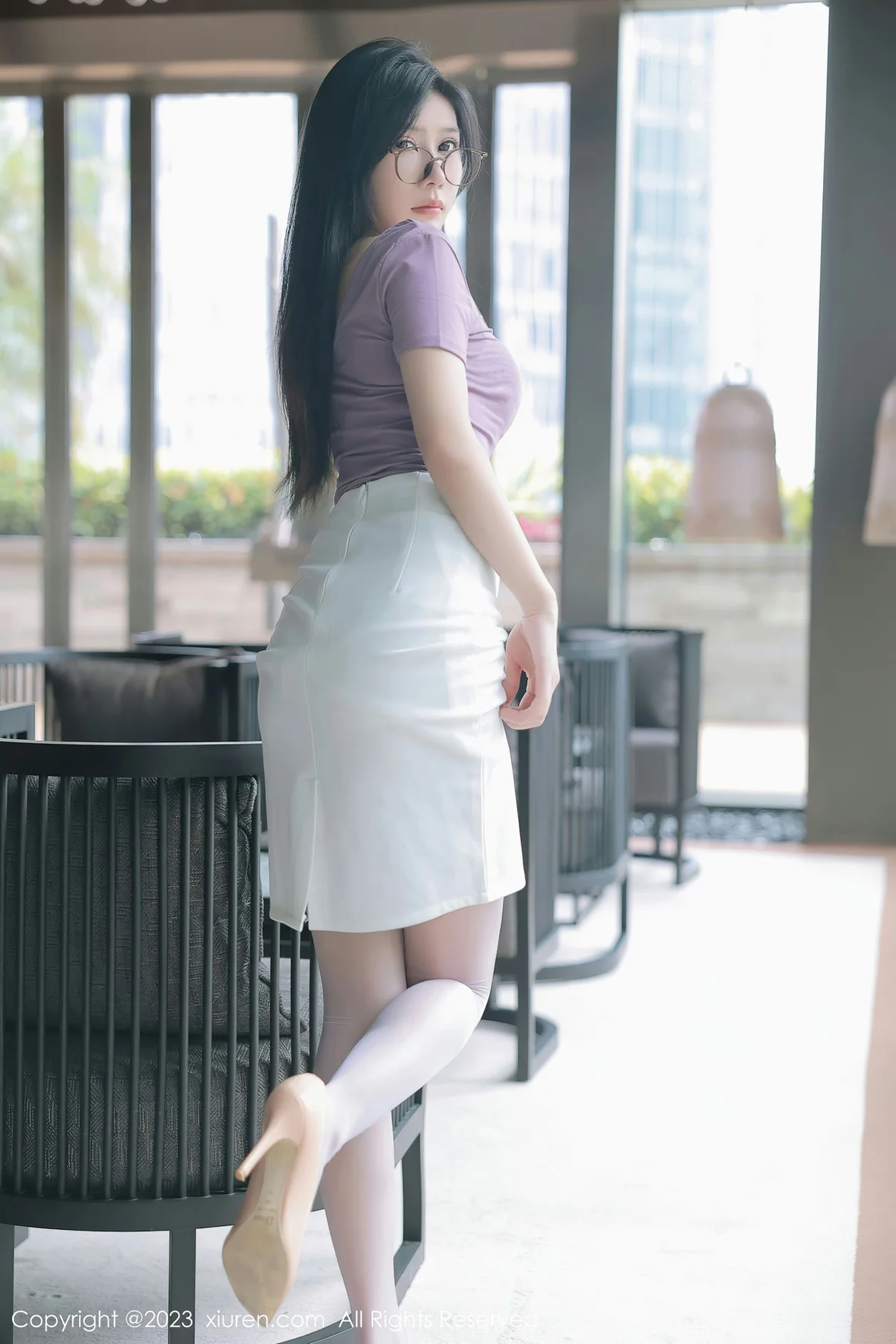 XiuRen 秀人 No.6865 尹甜甜 淡红色蕾丝内衣泰国旅拍 [86P]插图6