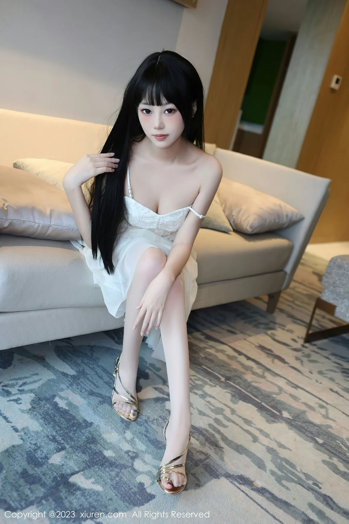 XiuRen 秀人 No.6828 早川京子 连衣长裙性感写真 [80P]插图7