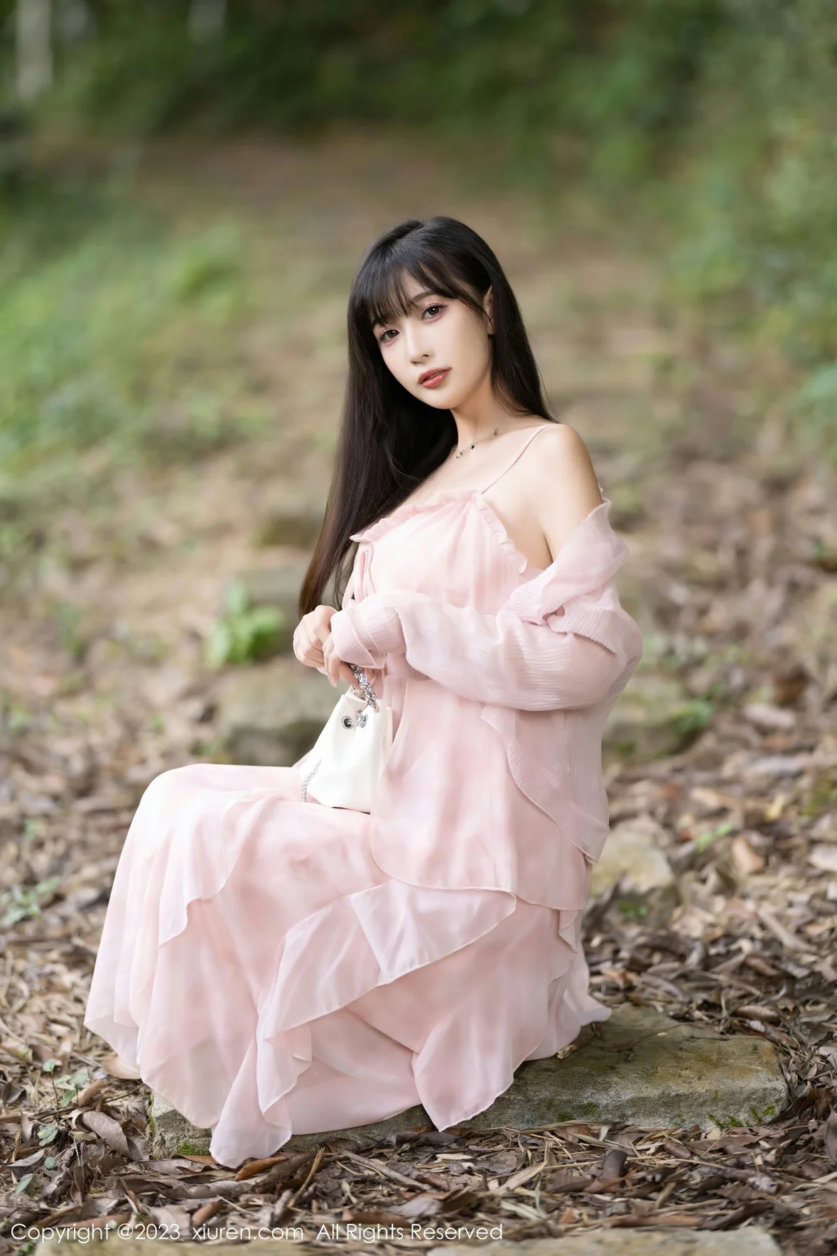XiuRen 秀人 No.7263 林星阑 粉色丝袜安吉旅拍 [84P]插图5