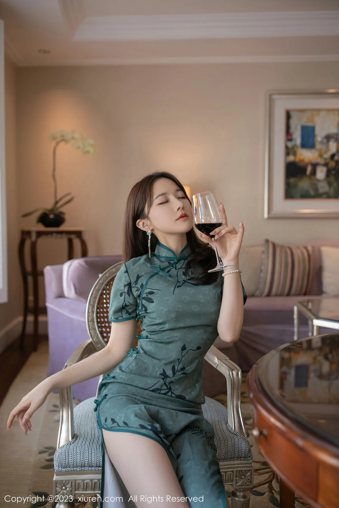 XiuRen 秀人 No.6893 鱼子酱Fish 旗袍写真巴厘岛旅拍 [82P]插图7