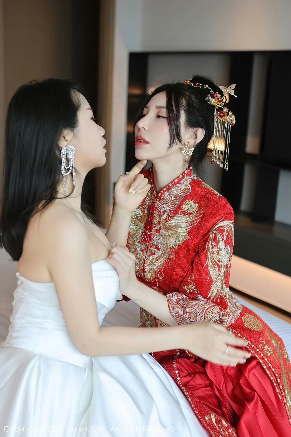 XiuRen 秀人 No.6957 曼柔两位性感女神模特合集写真 [86P]插图3