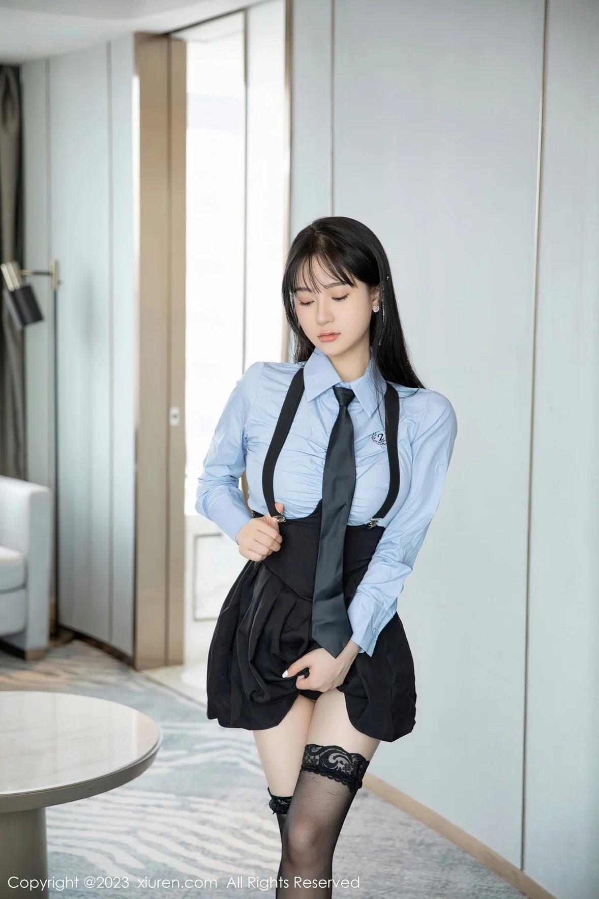 XiuRen 秀人 No.7140 柚琪Rich 性感学妹装扮 [77P]插图5