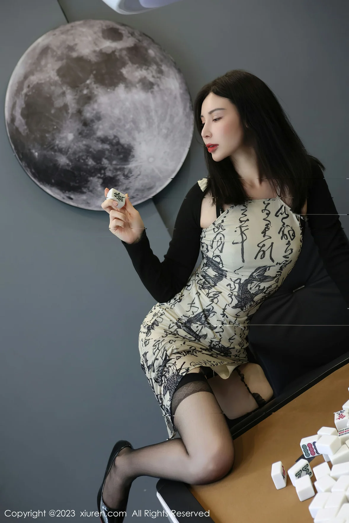 XiuRen 秀人 No.7178 曼柔 中国风连衣长裙性感写真 [74P]插图6