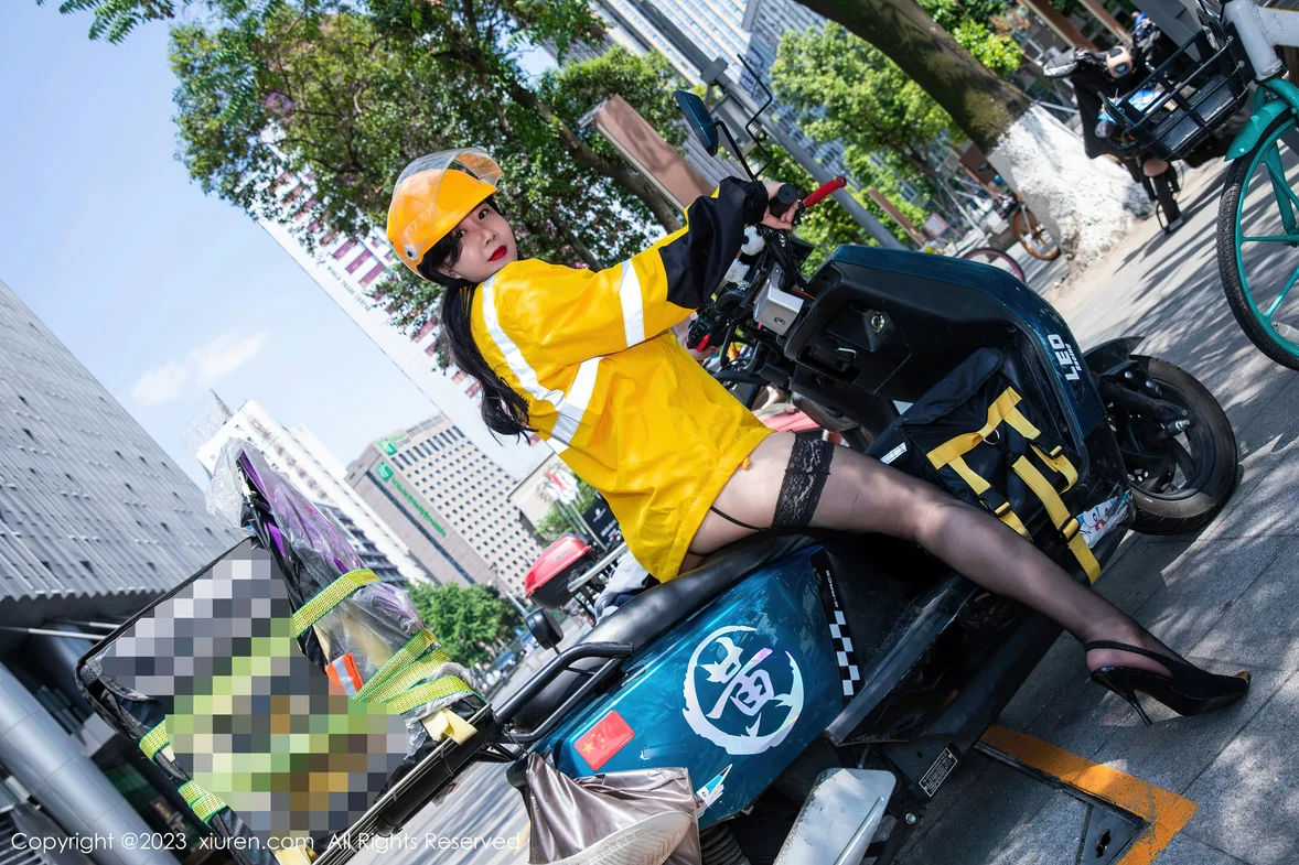 XiuRen 秀人 No.7093 王婉悠Queen 外卖员装扮性感写真 [92P]插图2