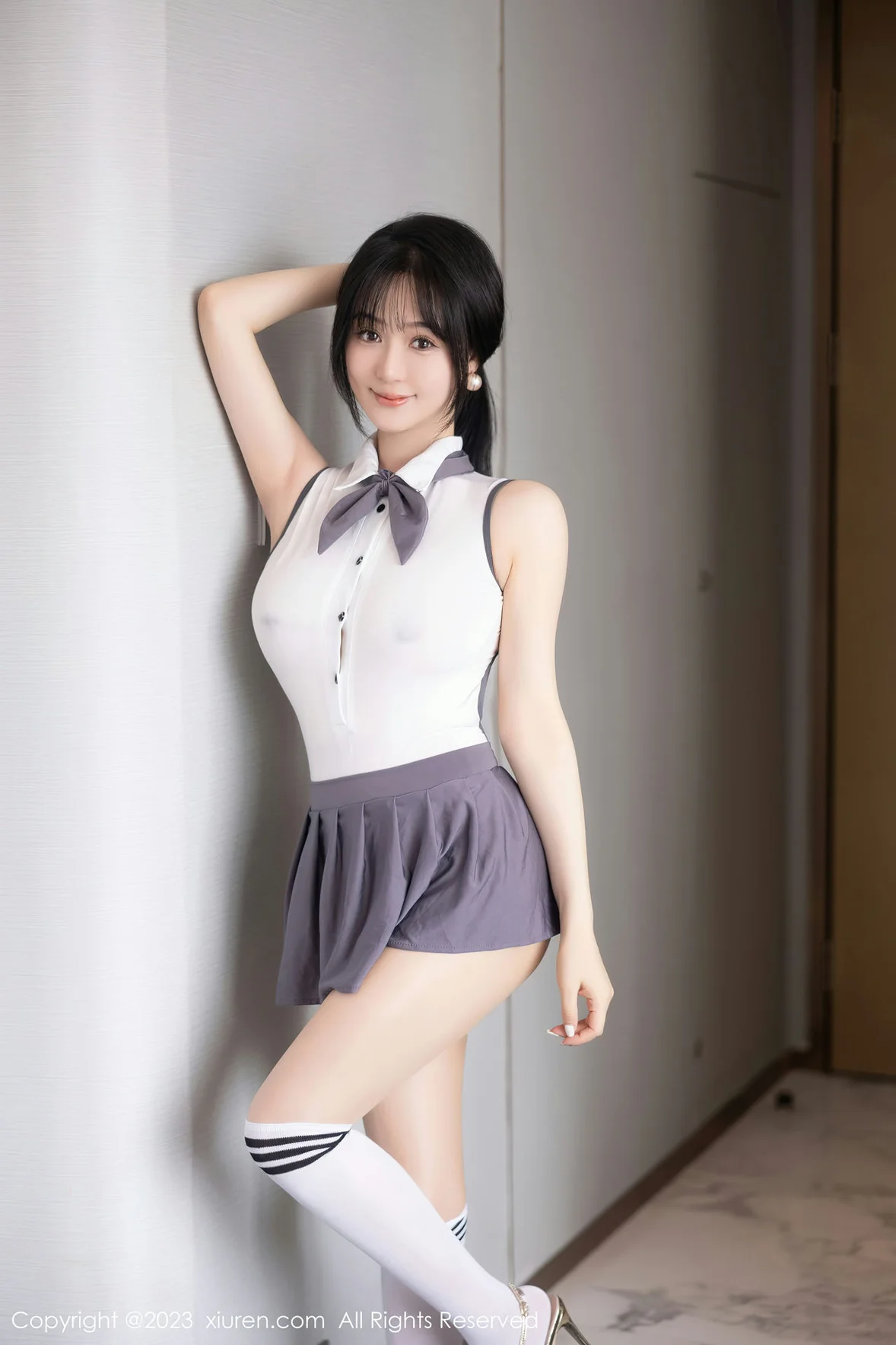 XiuRen 秀人 No.6818 柚琪Rich 轻透高开叉性感写真 [99P]插图6