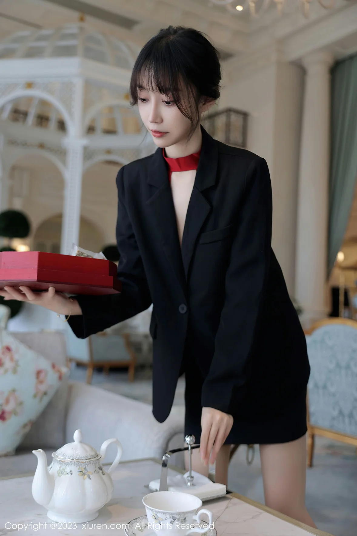 XiuRen 秀人 No.7102 玥儿玥er 红色情趣杭州旅拍 [64P]插图2