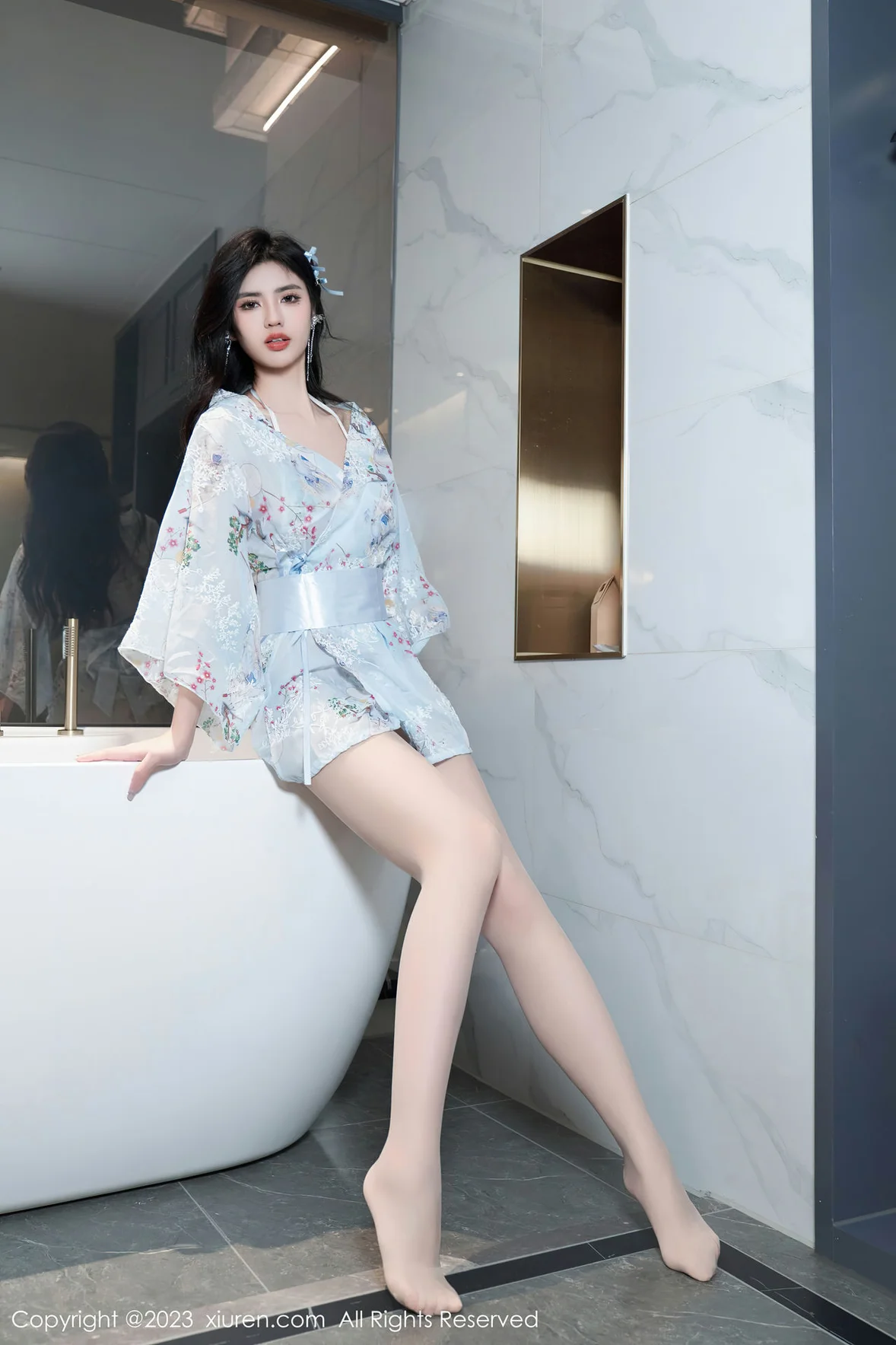 XiuRen 秀人 No.6924 浅浅Danny 原色丝袜性感写真 [80P]插图4