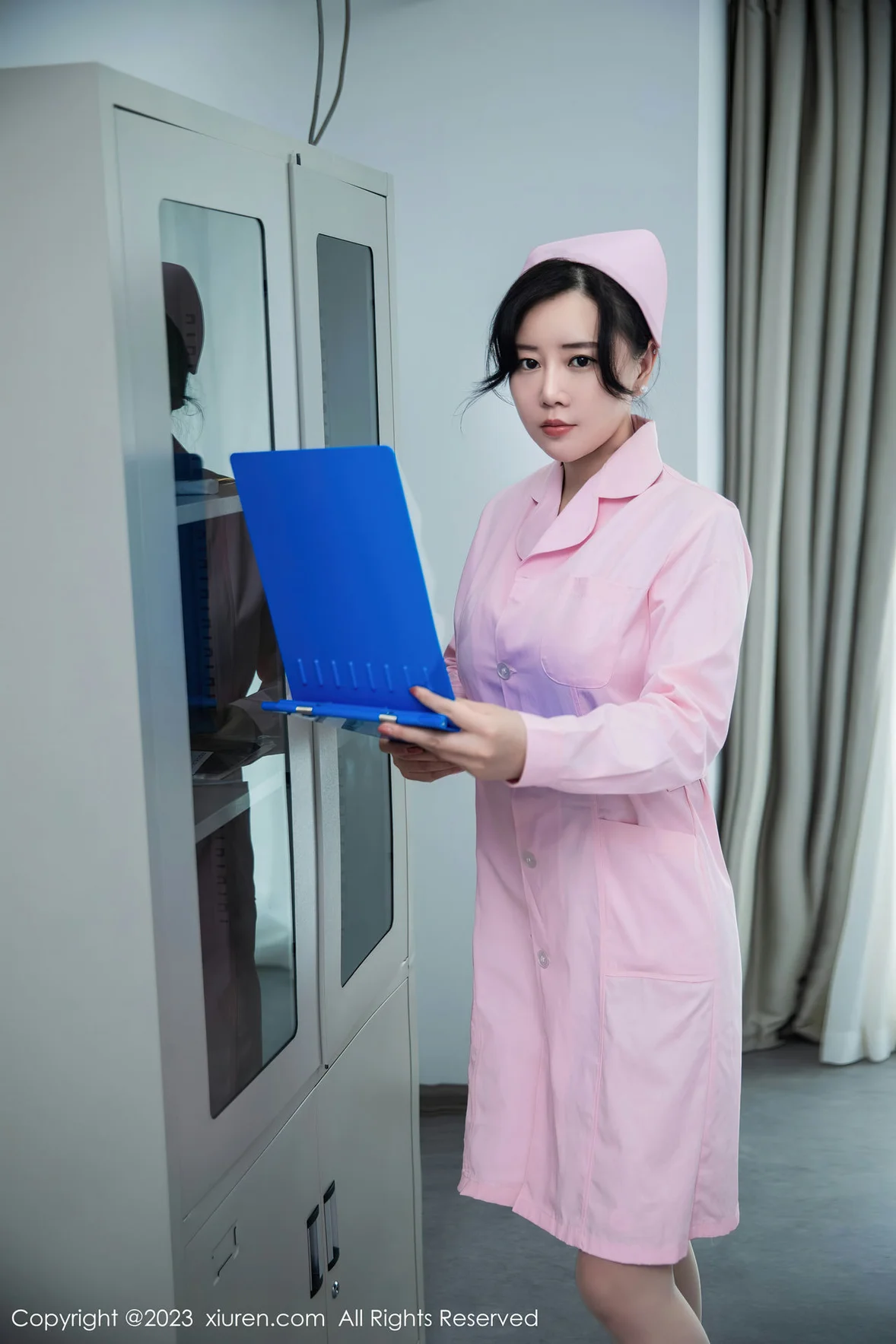 XiuRen 秀人 No.7199 王婉悠Queen 粉色情趣护士性感写真 [82P]插图3