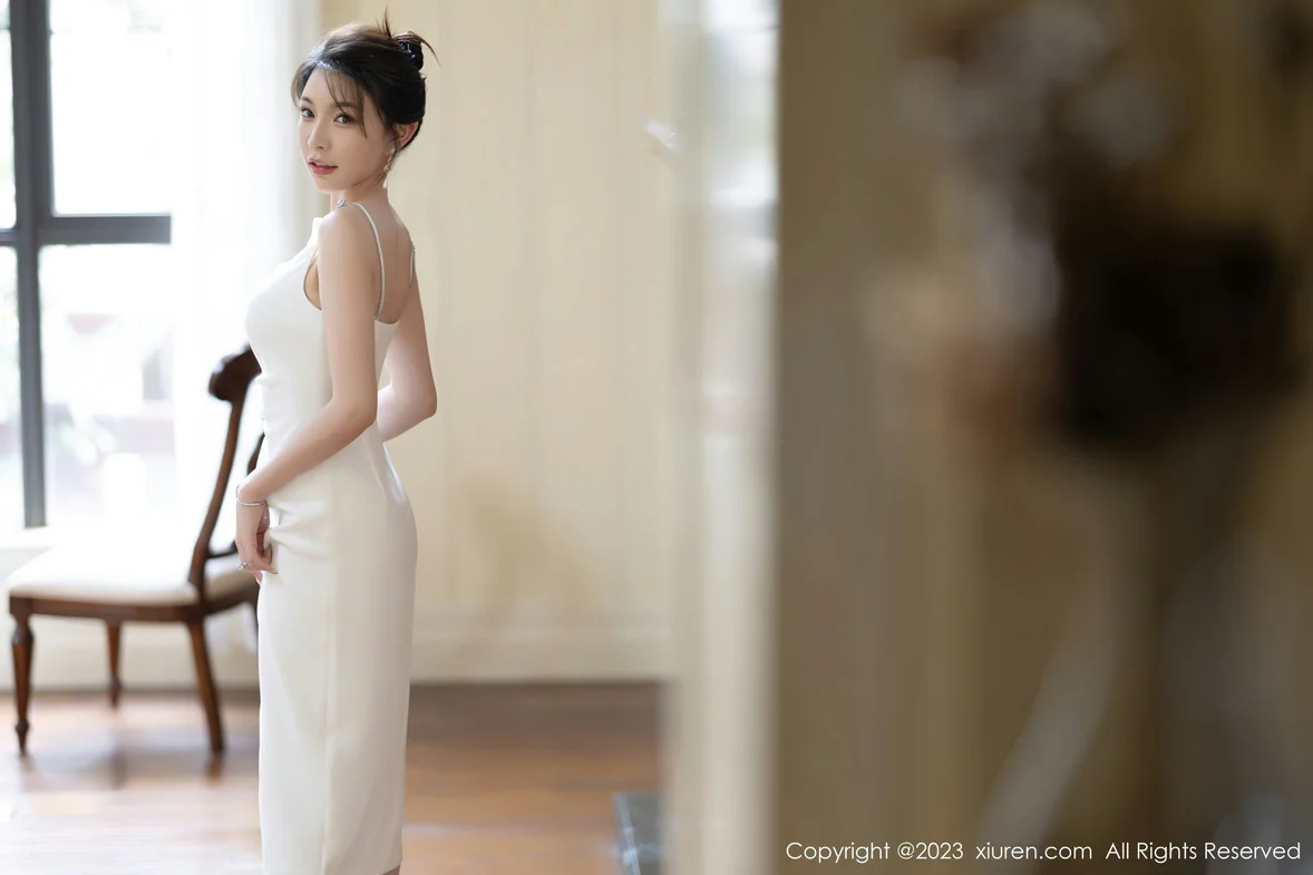 XiuRen 秀人 No.7155 徐莉芝Booty 白色蕾丝性感写真 [91P]插图