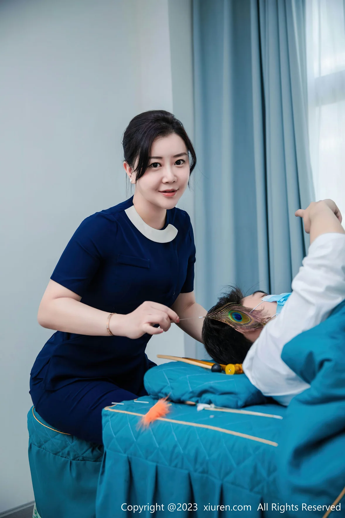 XiuRen 秀人 No.6878 王婉悠Queen 性感技师装扮性感写真 [75P]插图1