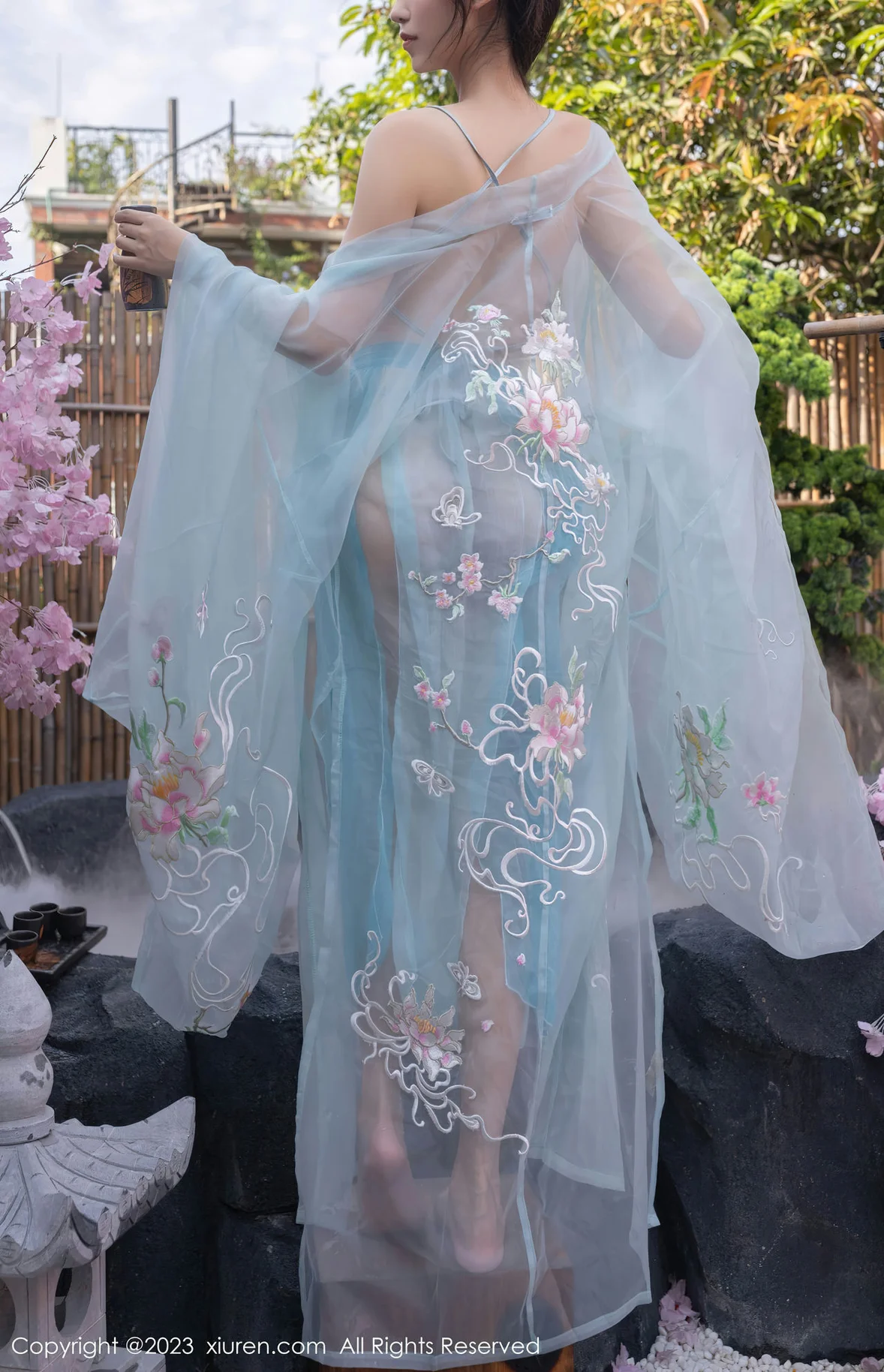 XiuRen 秀人 No.6991 利世 浅蓝色古装 [75P]插图4