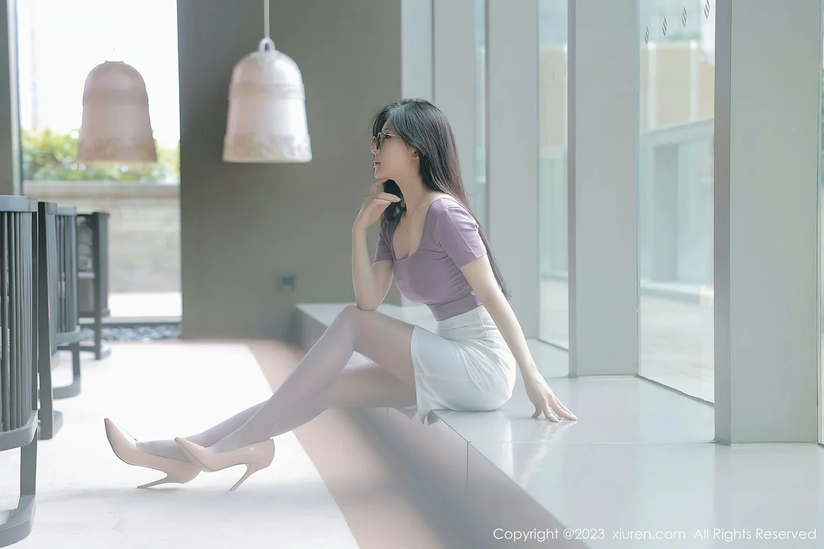 XiuRen 秀人 No.6865 尹甜甜 淡红色蕾丝内衣泰国旅拍 [86P]插图2