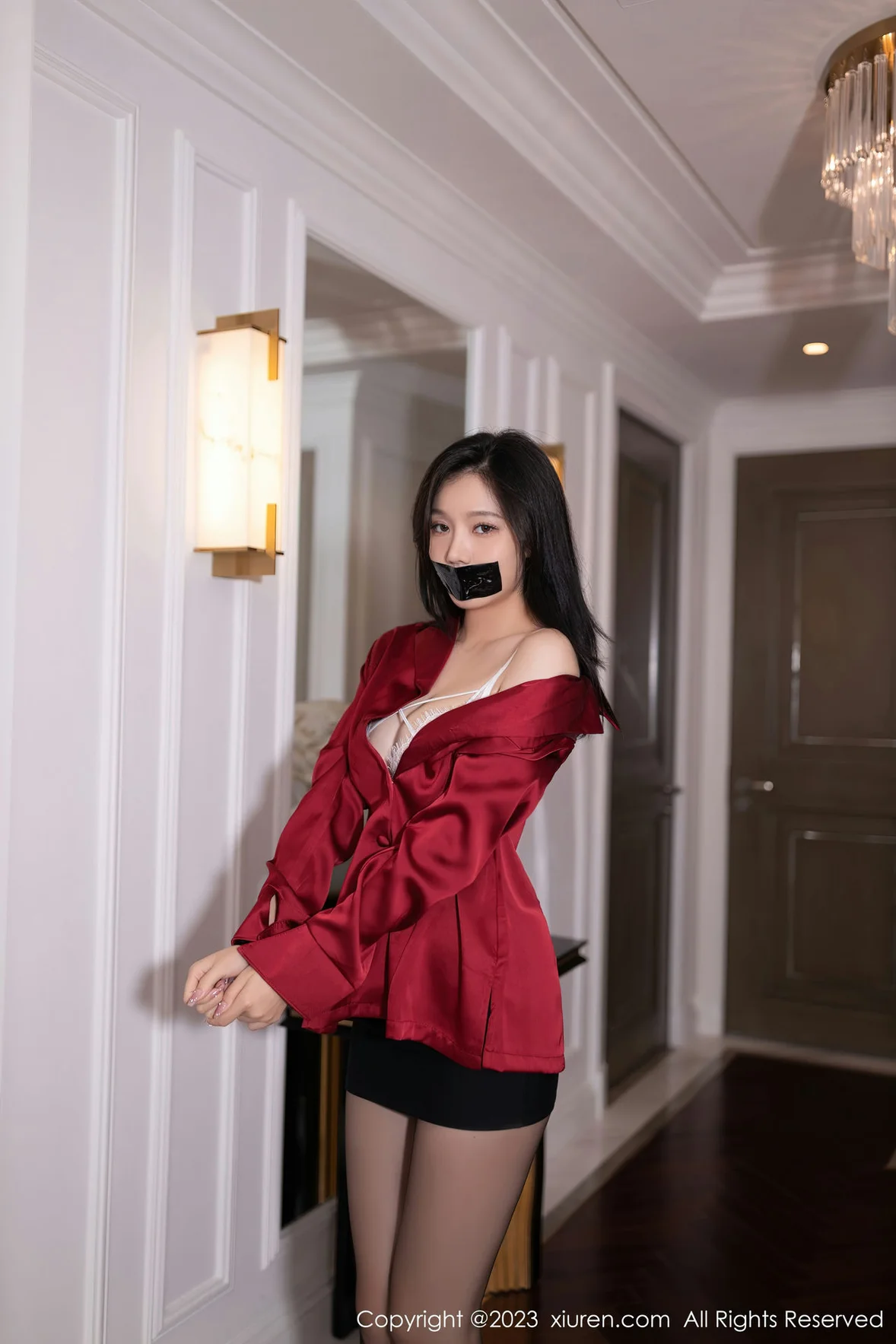 XiuRen 秀人 No.7338 安然anran 蕾丝内衣性感写真 [80P]插图5