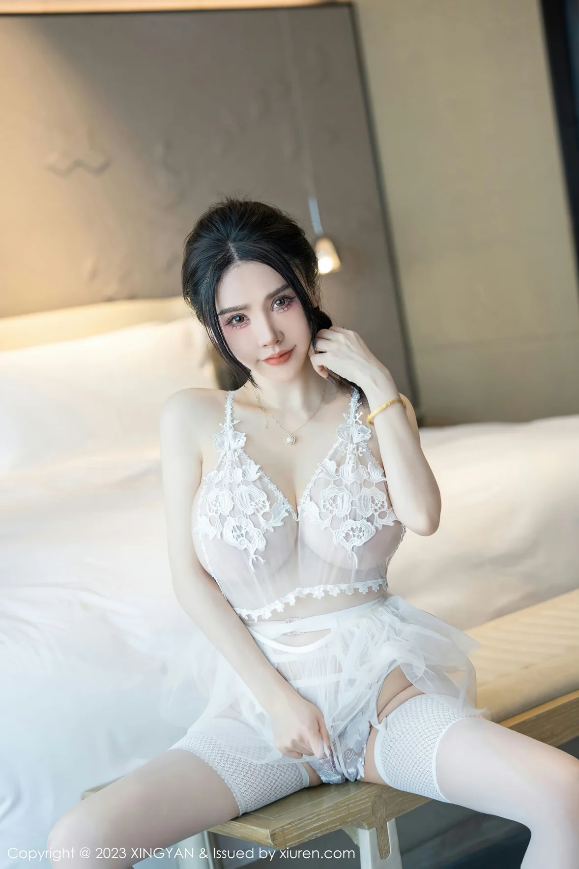 星颜社 Vol.196 潘娇娇 蕾丝轻透情趣性感写真 [81P]插图5