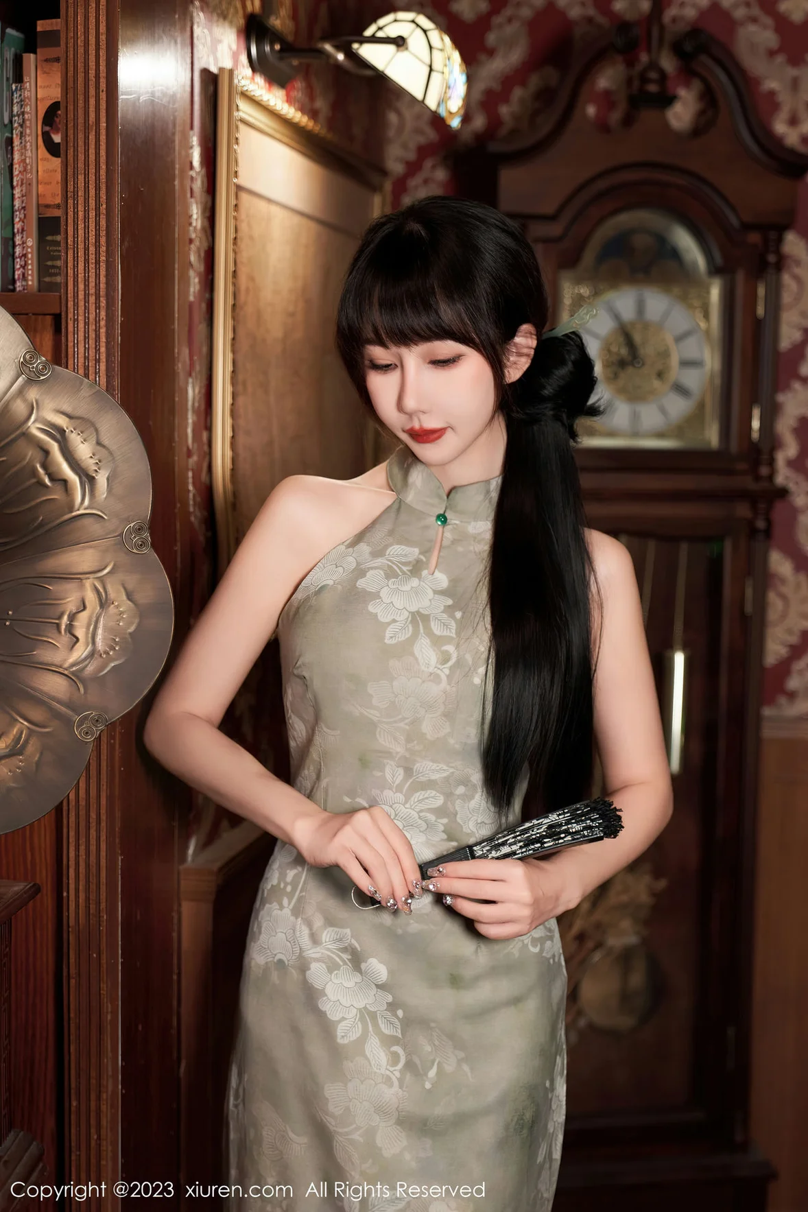 XiuRen 秀人 No.7337 波巧酱 旗袍捆绑旅拍写真 [91P]插图6