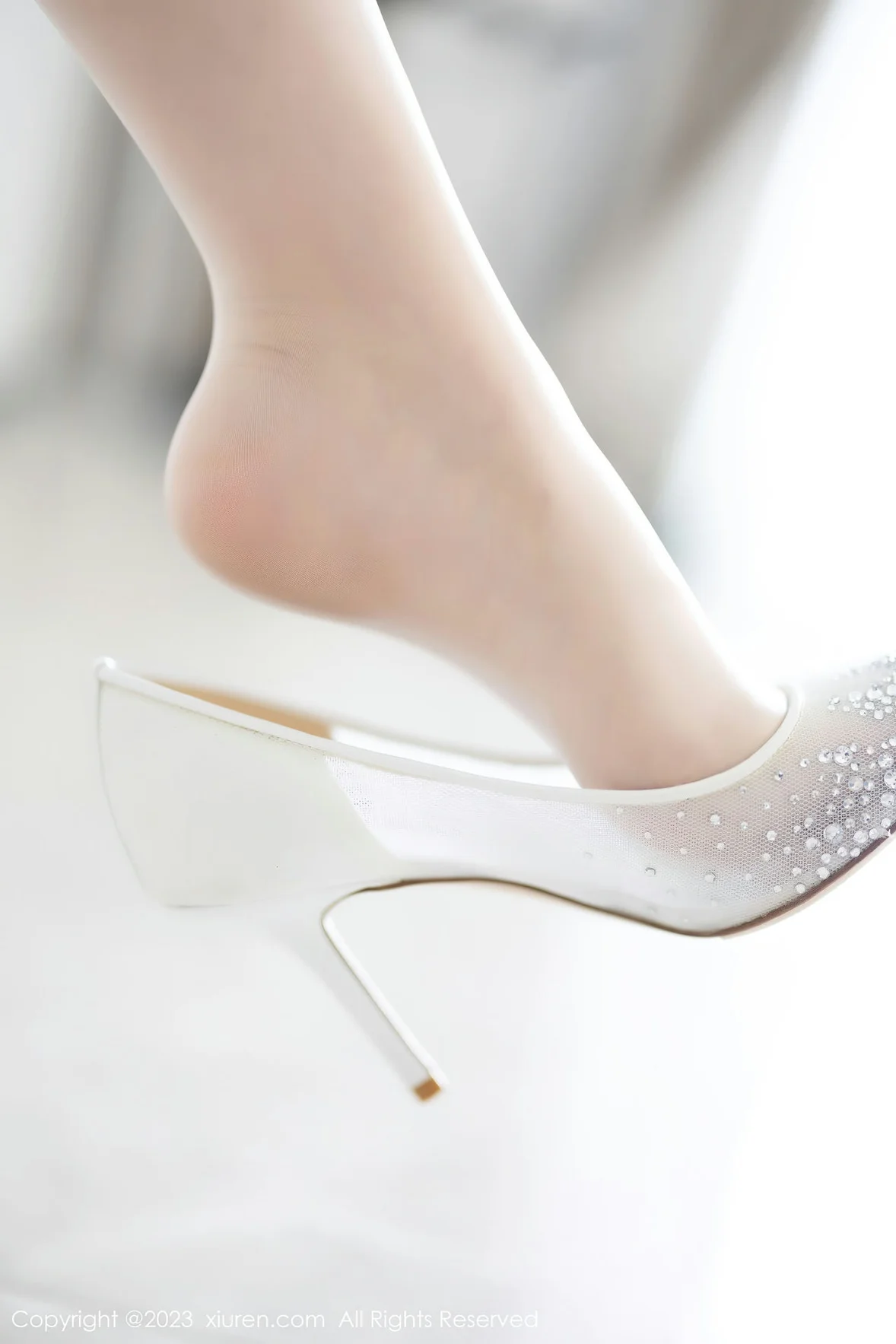 XiuRen 秀人 No.7317 徐莉芝Booty 白色蕾丝内衣安吉旅拍 [85P]插图7