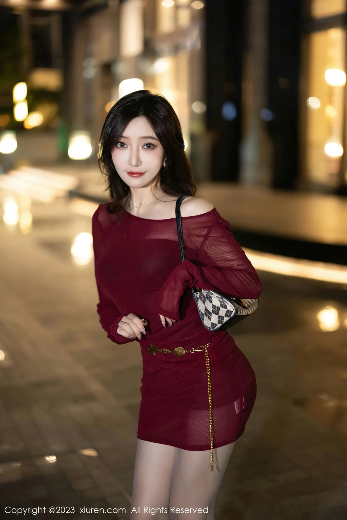 秀人网 No.7400 王馨瑶yanni 黑色情趣内衣安吉旅拍 [93P]插图1