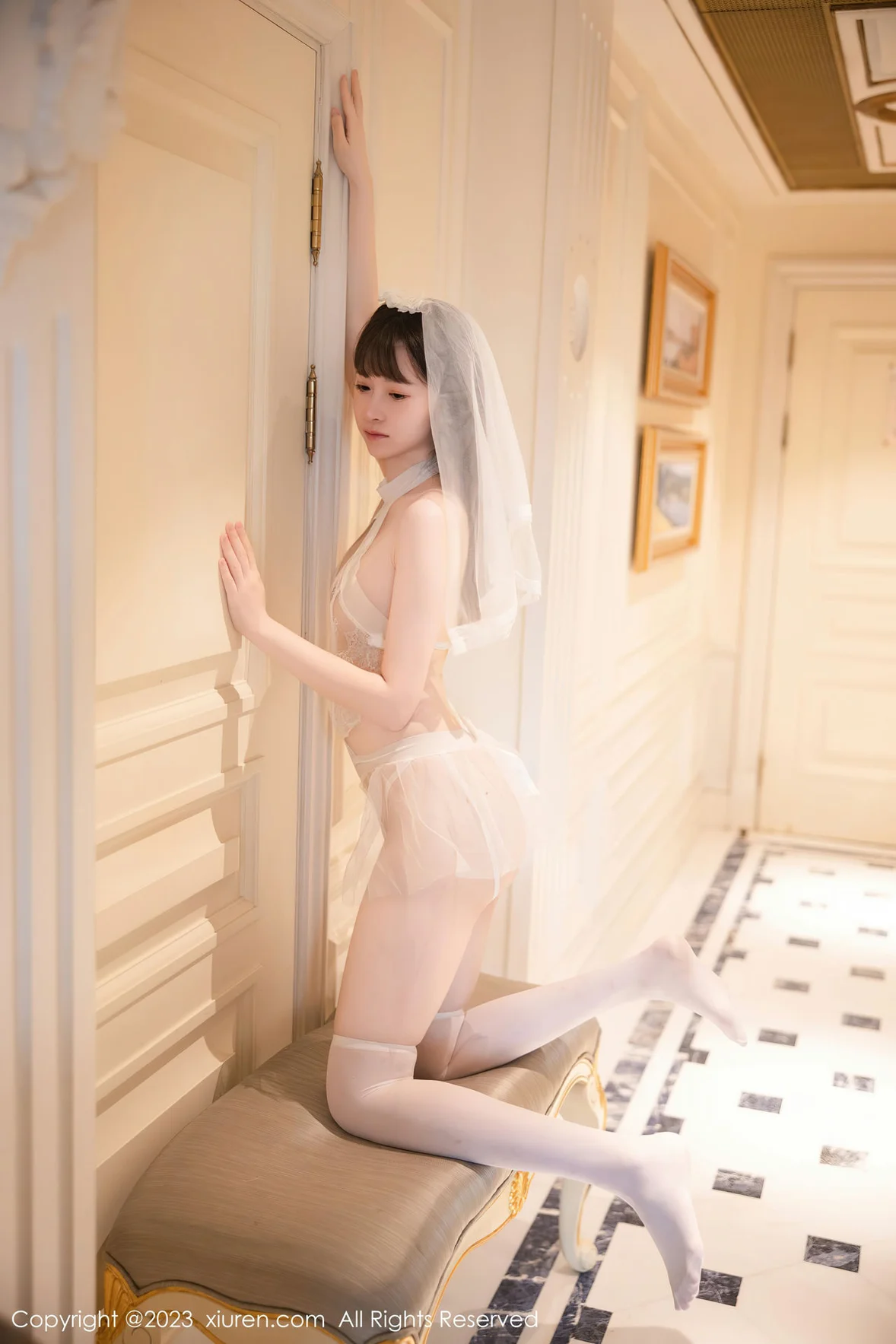 秀人网 No.7421 林悠悠 情趣婚纱服饰性感写真 [83P]插图6