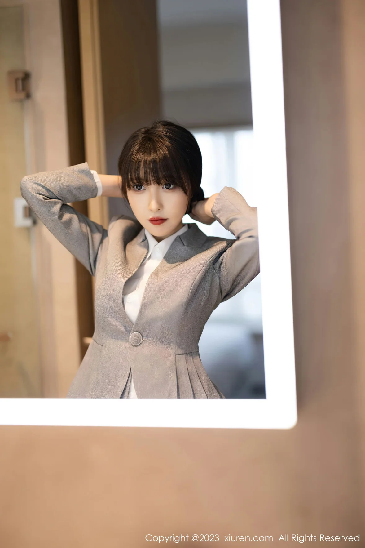 秀人网 No.7422 林星阑 OL职场安吉旅拍 [86P]插图6