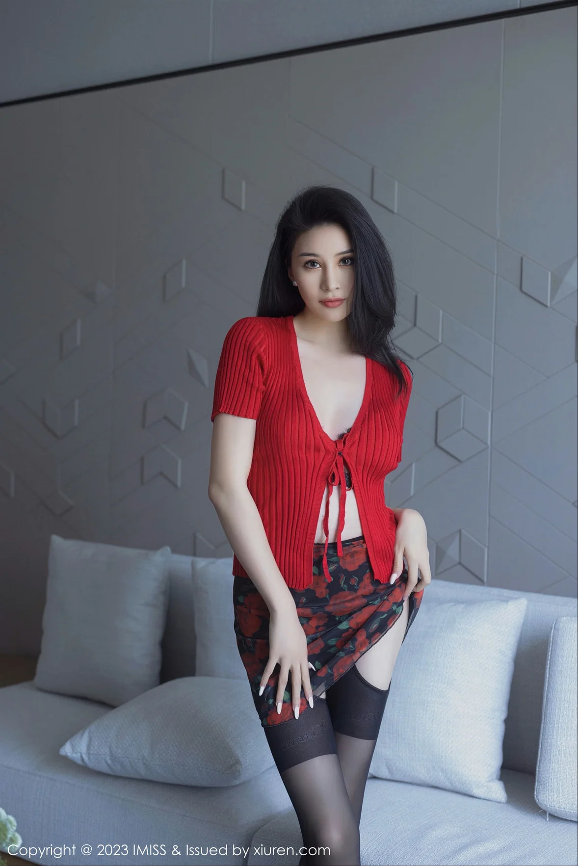 爱蜜社 Vol.740 Jermy 丽质模特性感写真 [41P]插图6