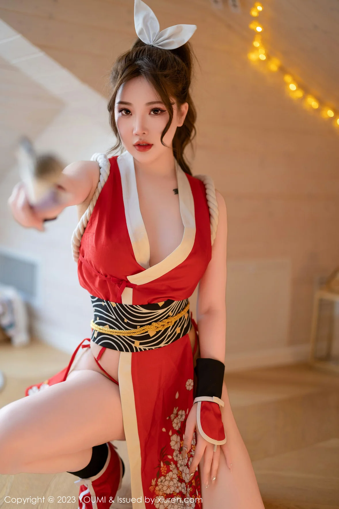 YOUMI 尤蜜荟 Vol.962 小海臀Rena 不知火舞cosplay性感写真 [71P]插图4