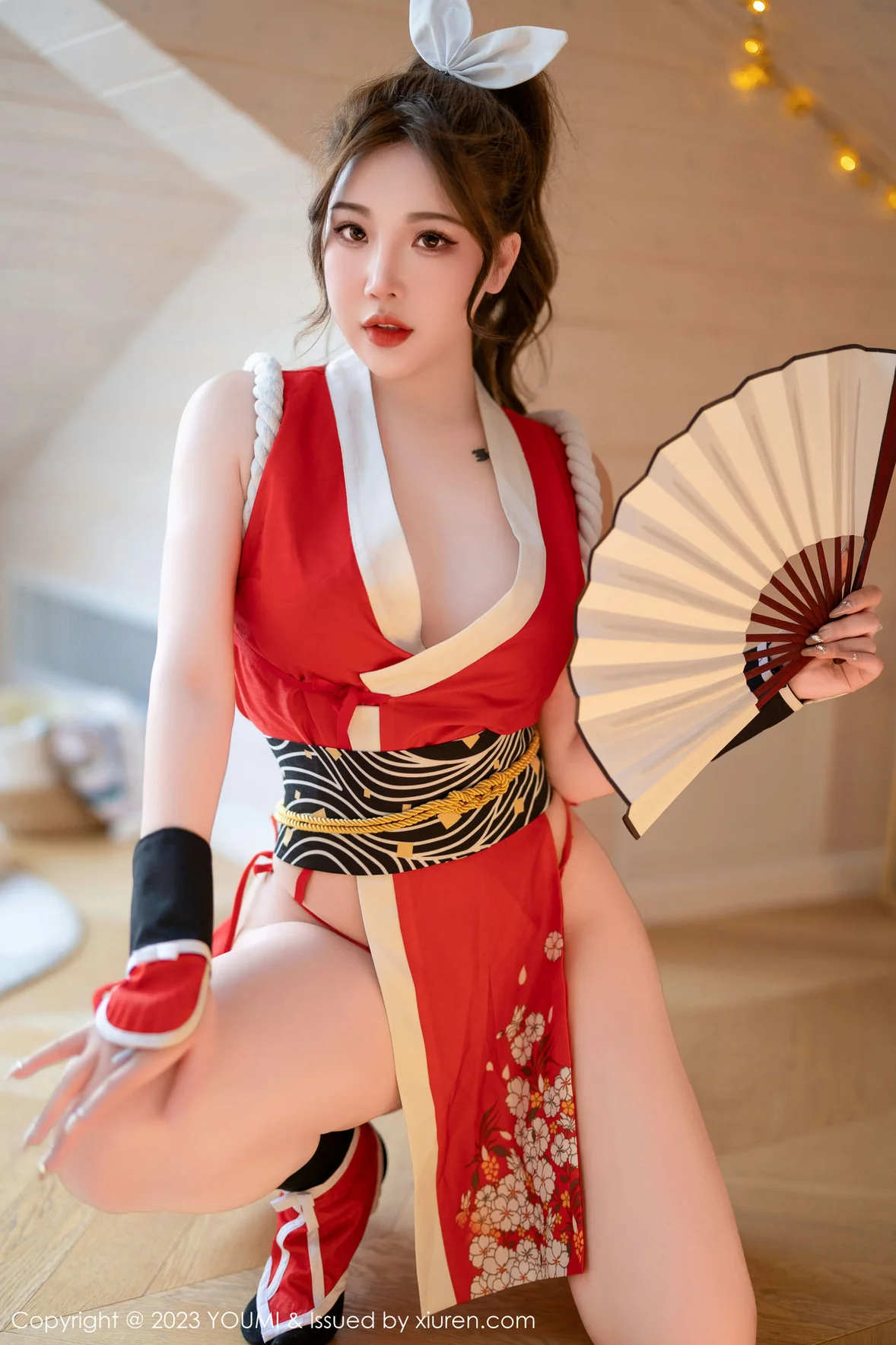 YOUMI 尤蜜荟 Vol.962 小海臀Rena 不知火舞cosplay性感写真 [71P]插图5