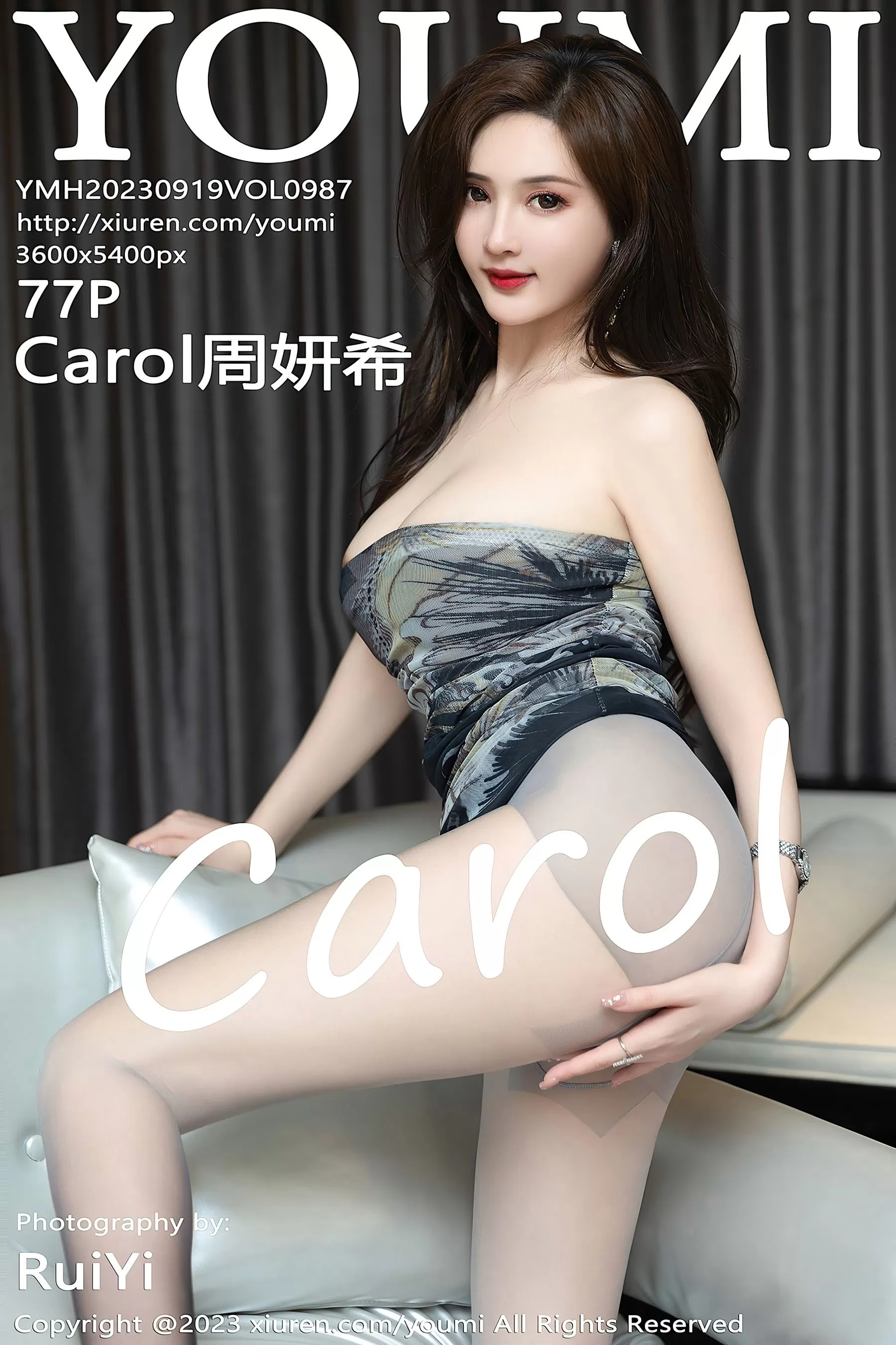 尤蜜荟 VOL.987 Carol周妍希 丰腴美臀 [77P]插图7