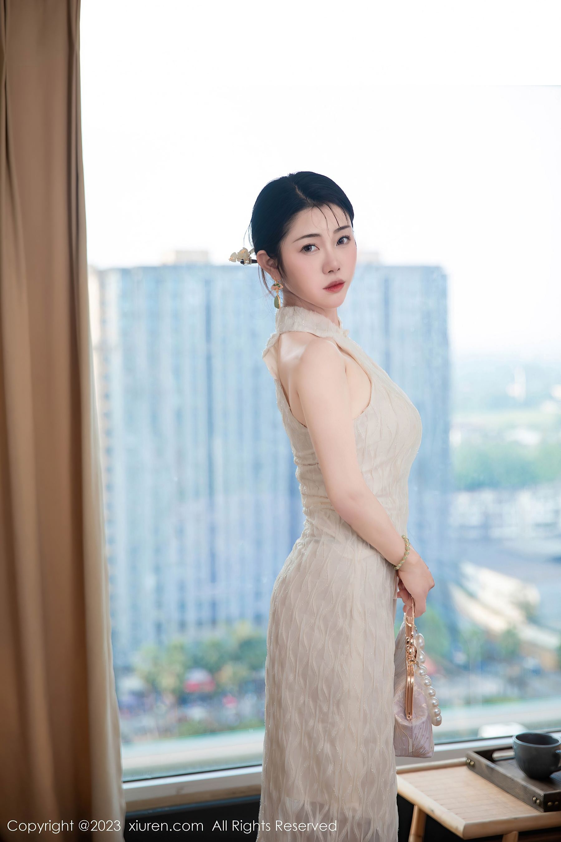 XiuRen 秀人 No.7435 严利娅Yuliya 旗袍美臀插图7