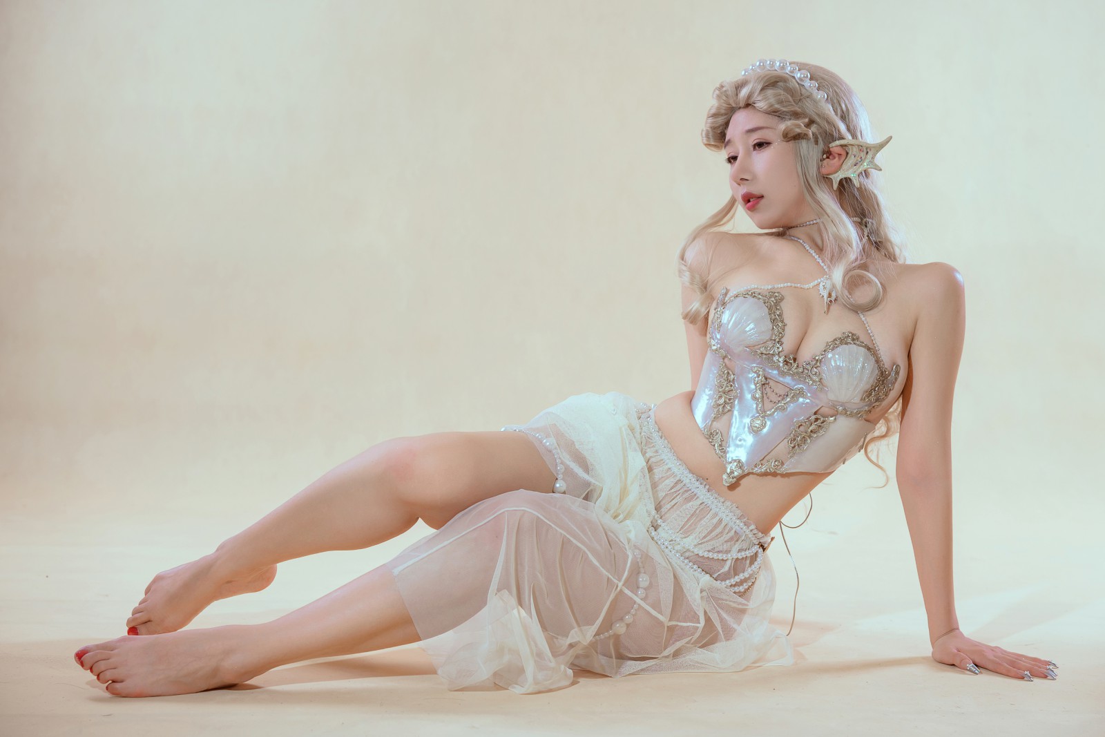 云溪溪 – 奶桃 珊迦娜·人鱼 [31P]插图3