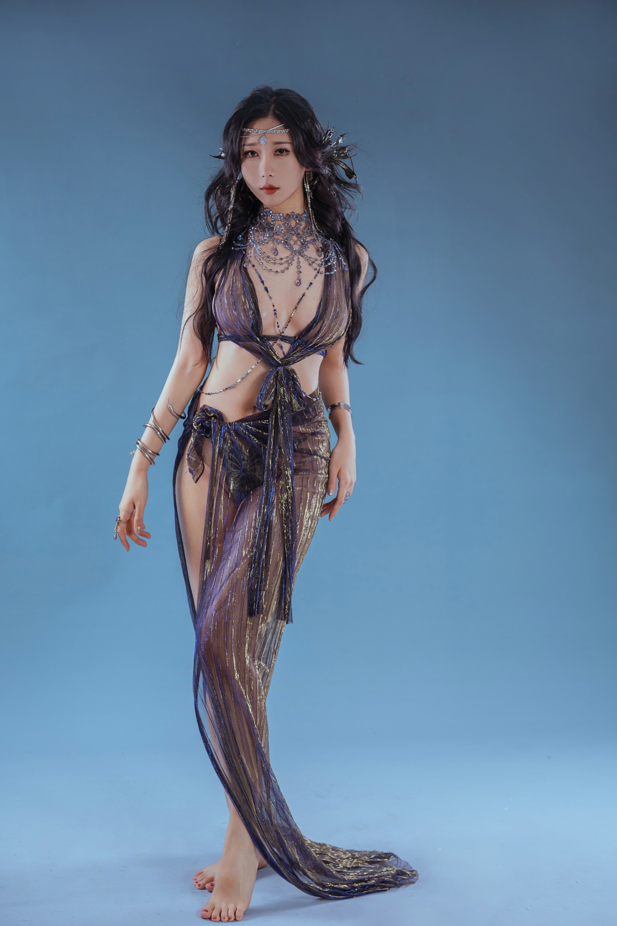 云溪溪 – 奶桃桃 塞壬七世·海妖 [28P]插图1