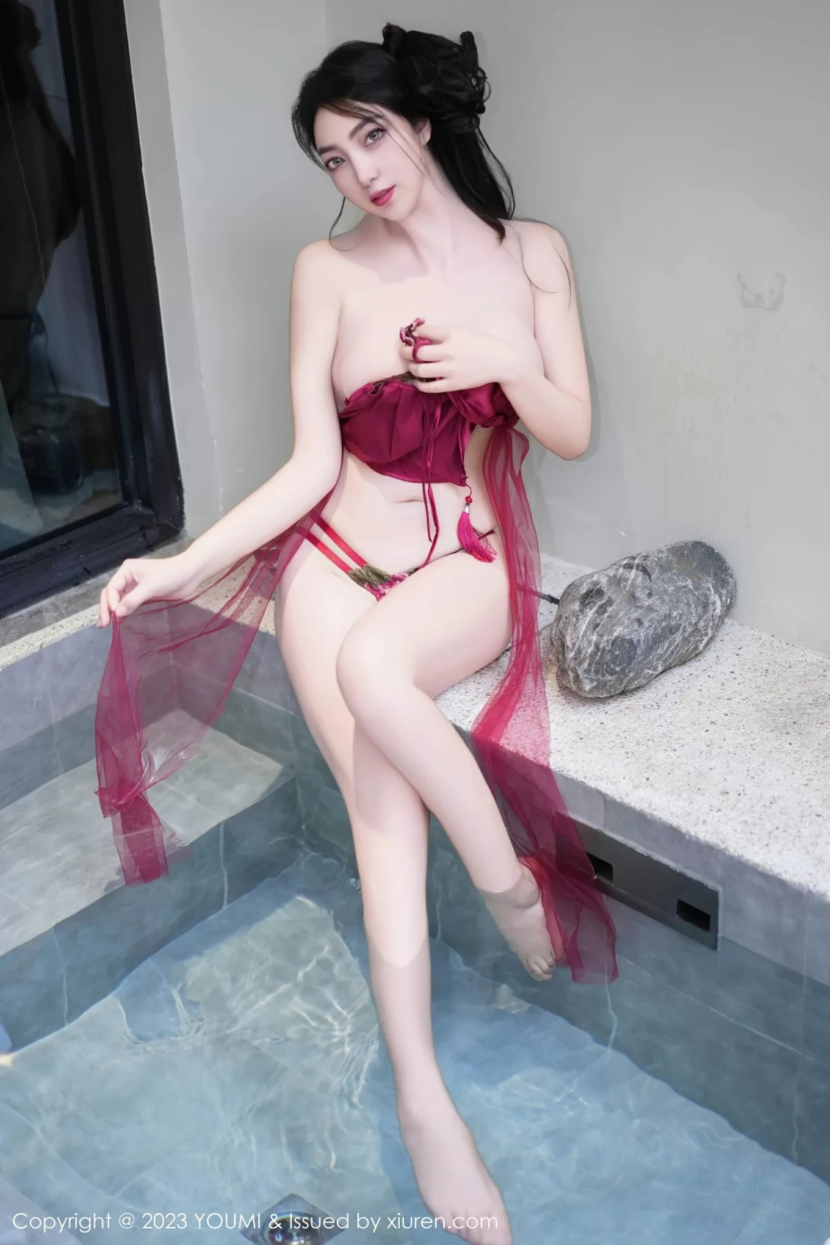 尤蜜荟 VOL.1010 娇喘JC [50P]插图7