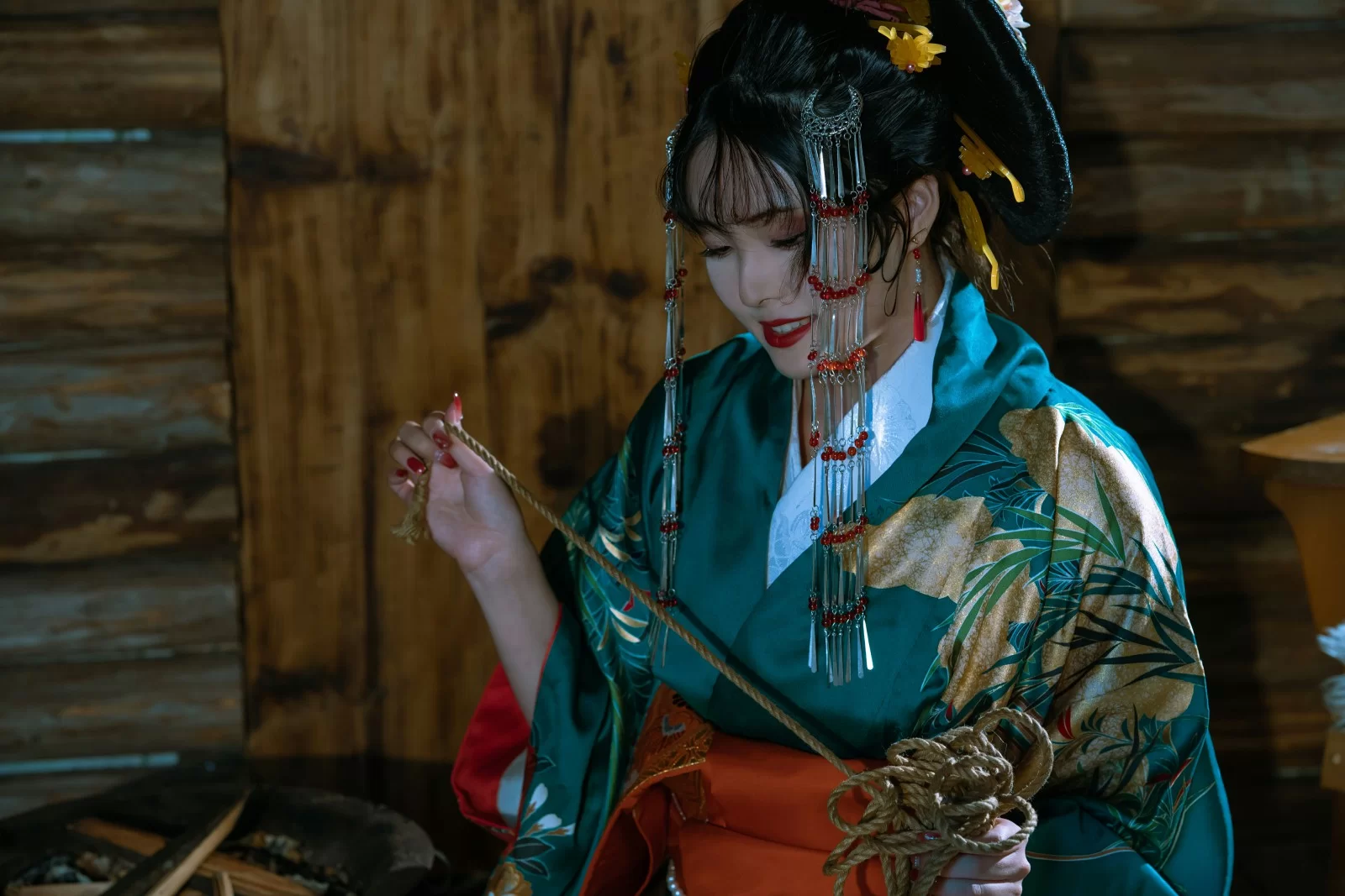 云溪溪×星澜×夏夏子 – 花魁X忍者 [59P]插图3