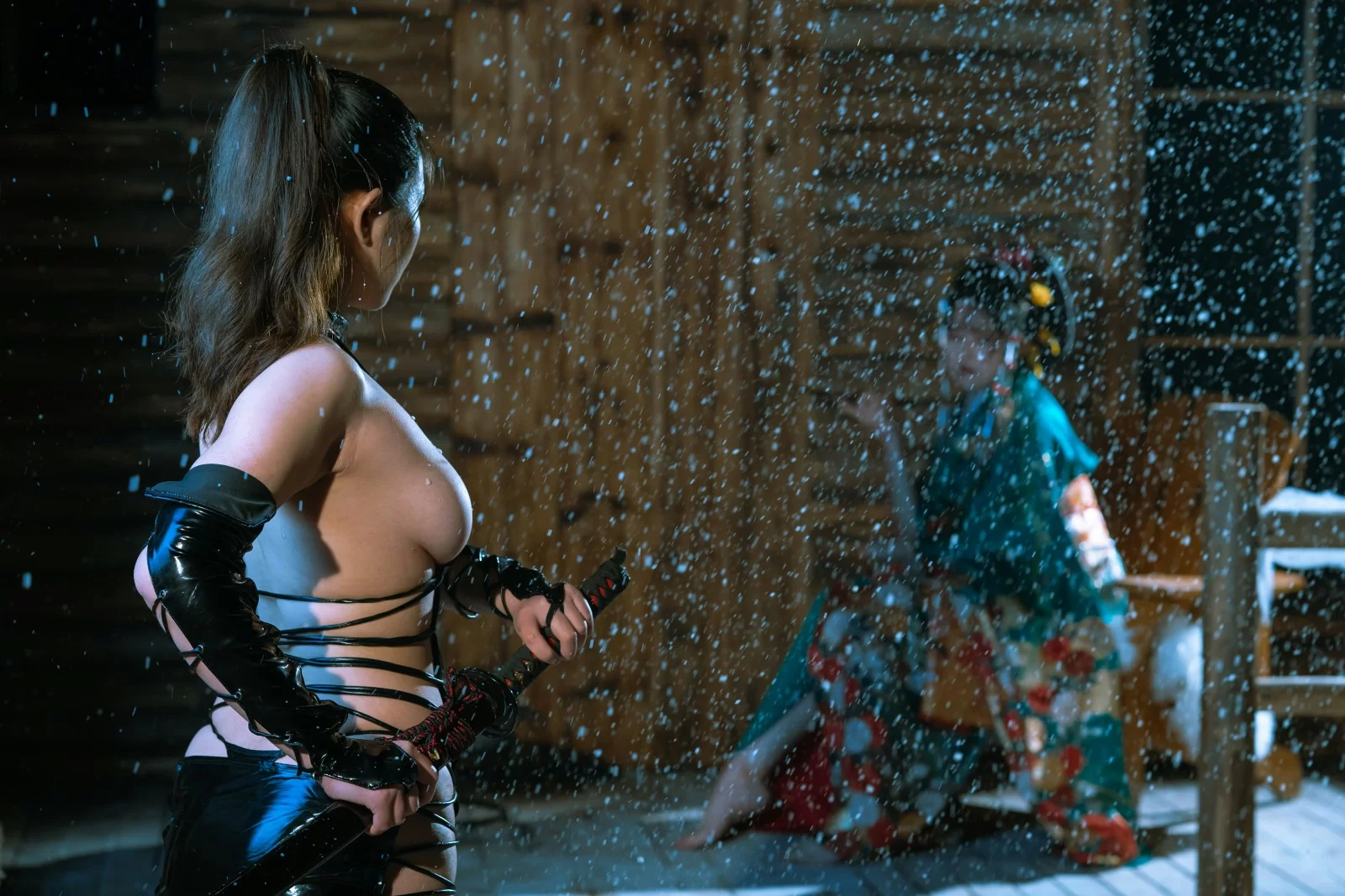 云溪溪×星澜×夏夏子 – 花魁X忍者 [59P]插图4