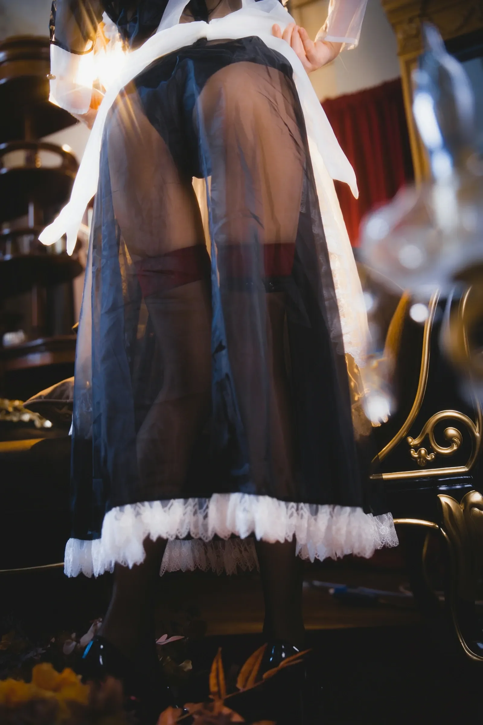 桜桃喵 – 透明女仆 [46P]插图7