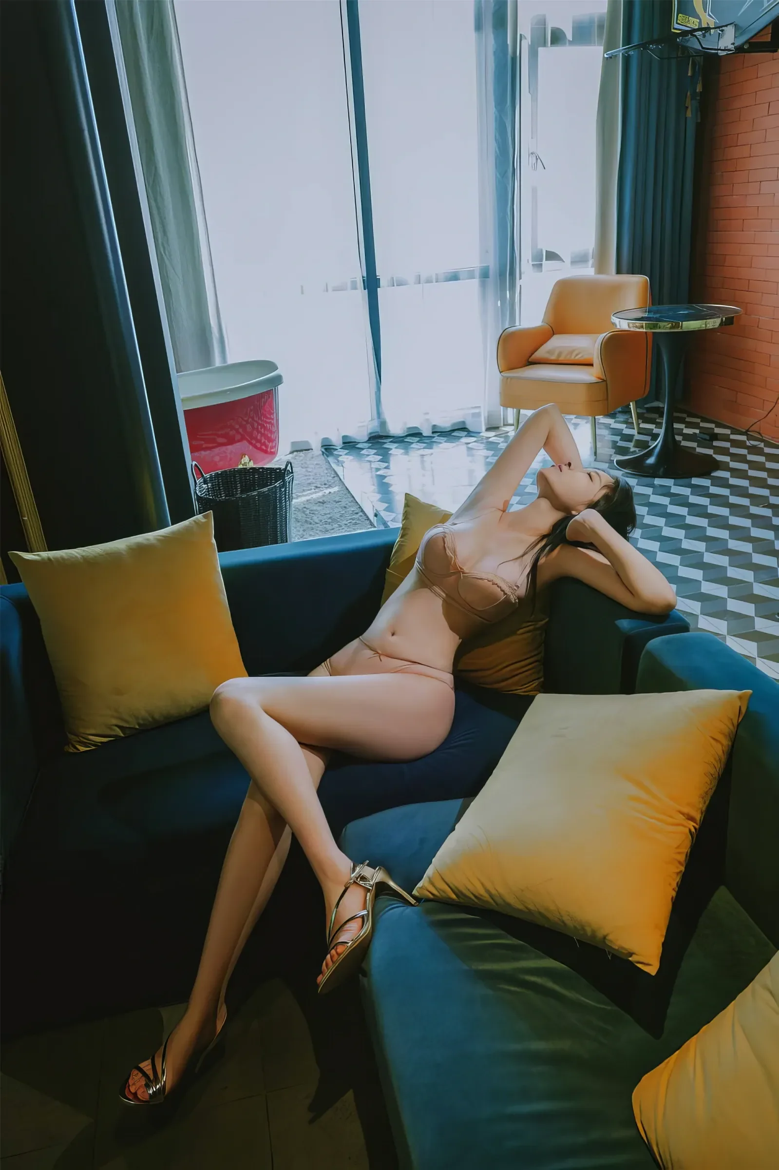 年年Nnian – 肉色内衣 [38P]插图6