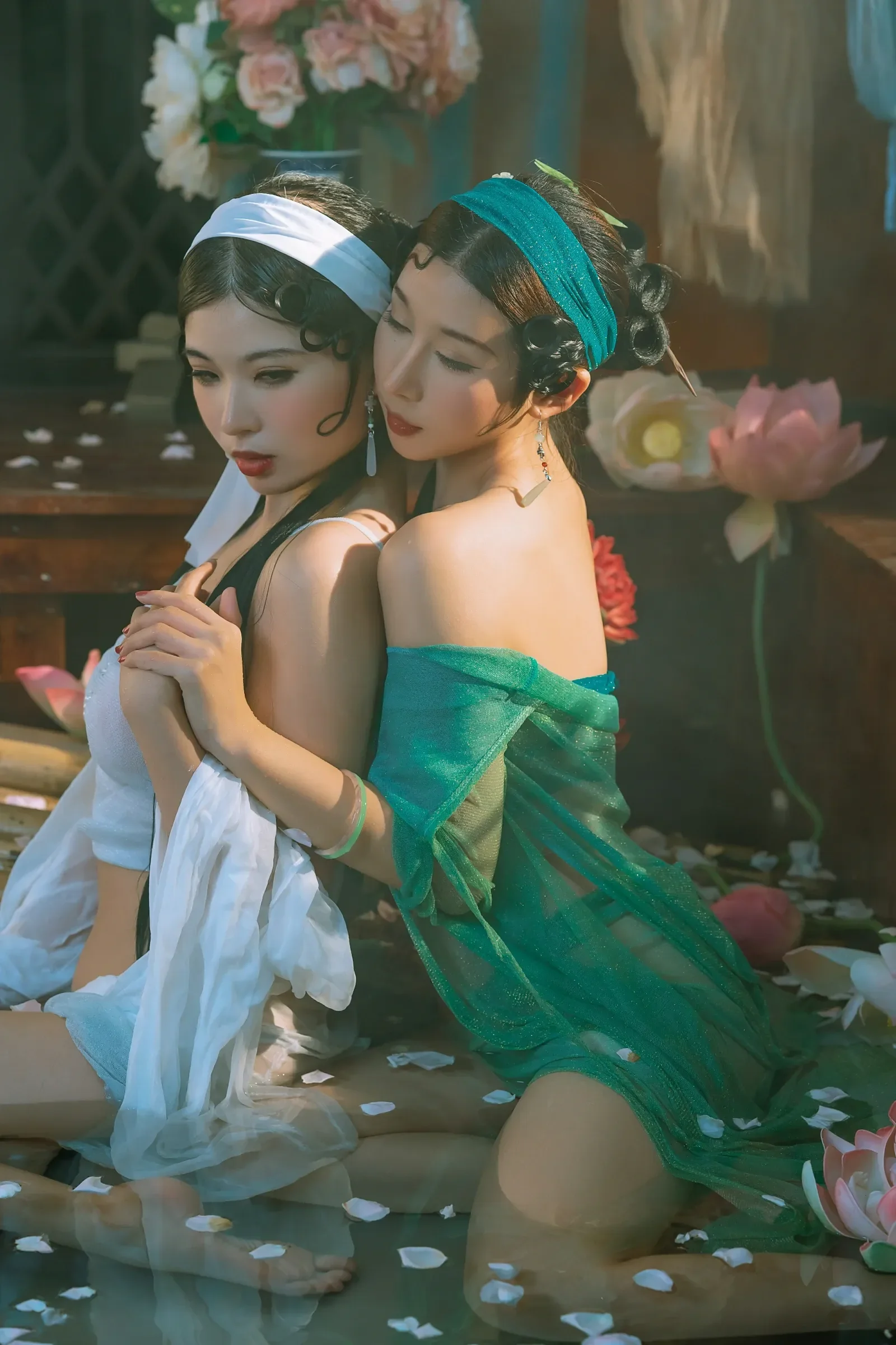 云溪溪&轩萧学姐 – 白娘子&青蛇 [26P]插图3