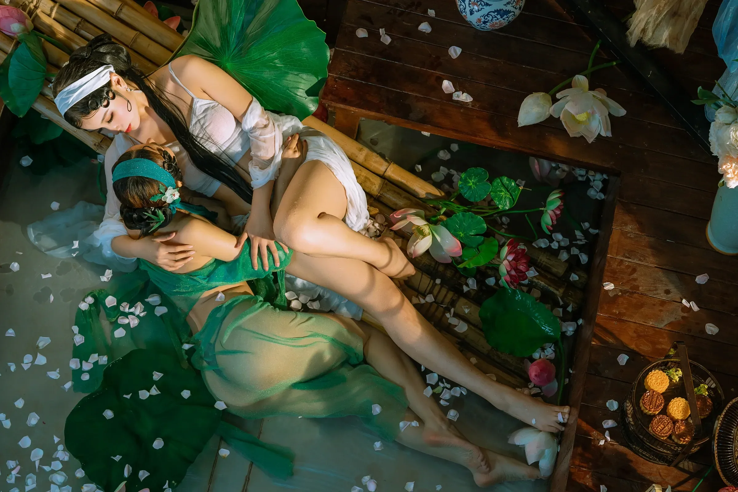 云溪溪&轩萧学姐 – 白娘子&青蛇 [26P]插图6