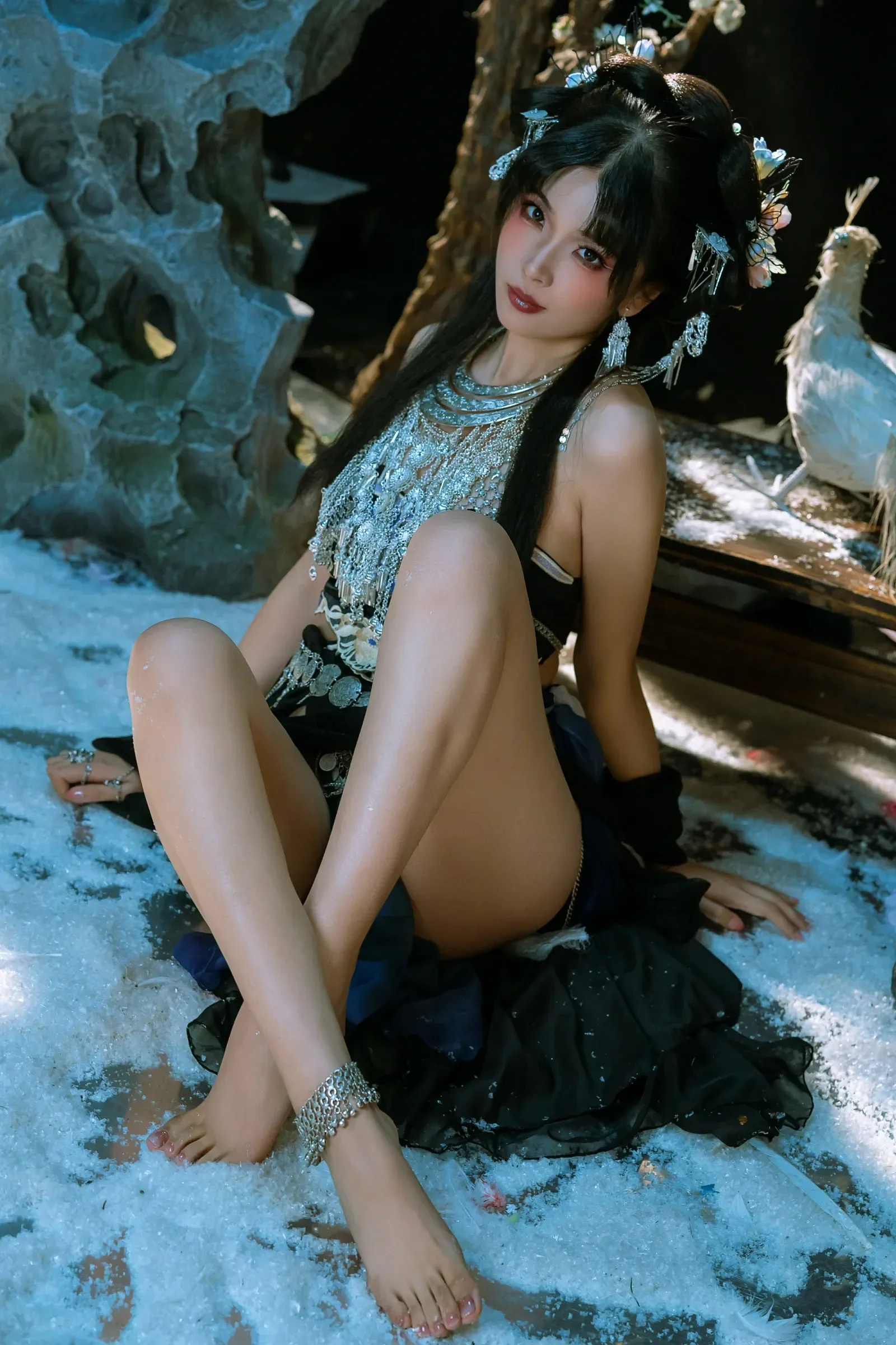 云溪溪&轩萧学姐 – 苗疆少女 [24P]插图5