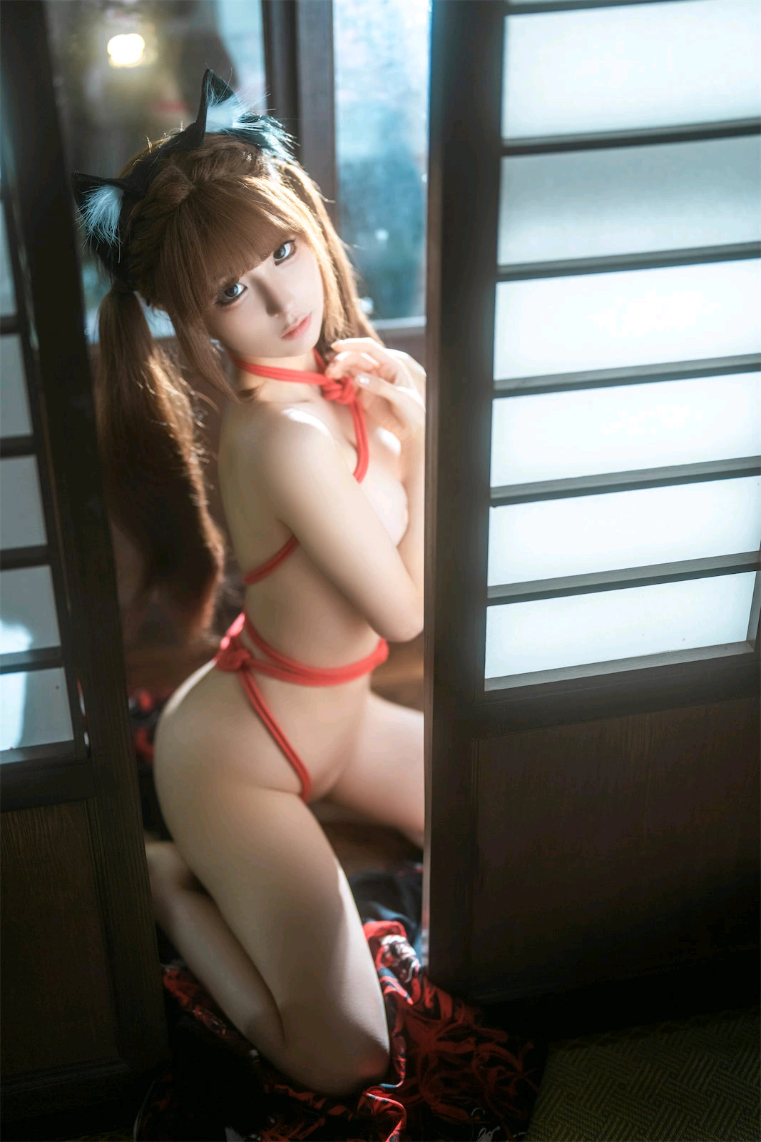 蠢沫沫 – 捆绑和服 [55P]插图1