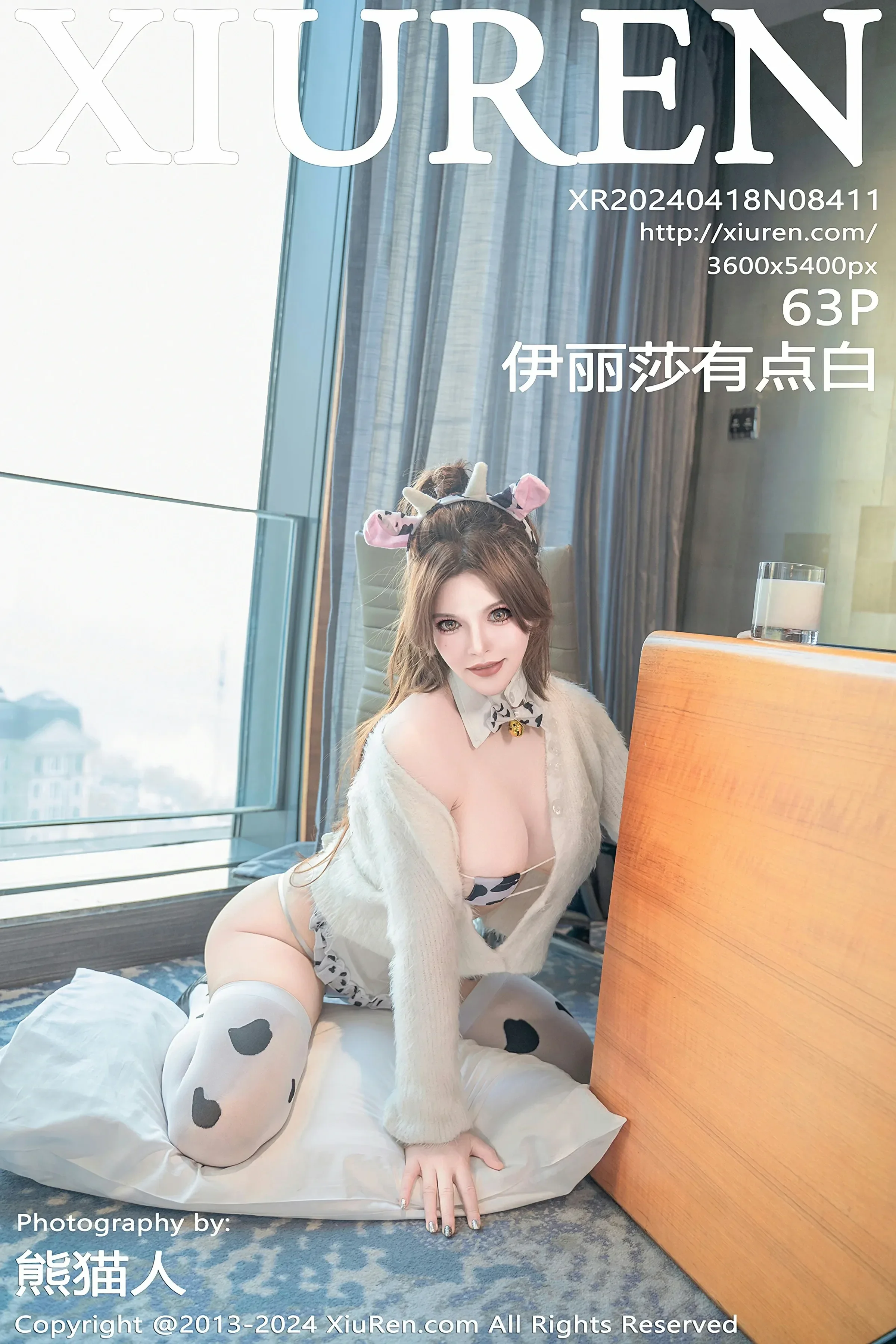 XiuRen 秀人 No.8411 伊丽莎有点白 [63P]插图