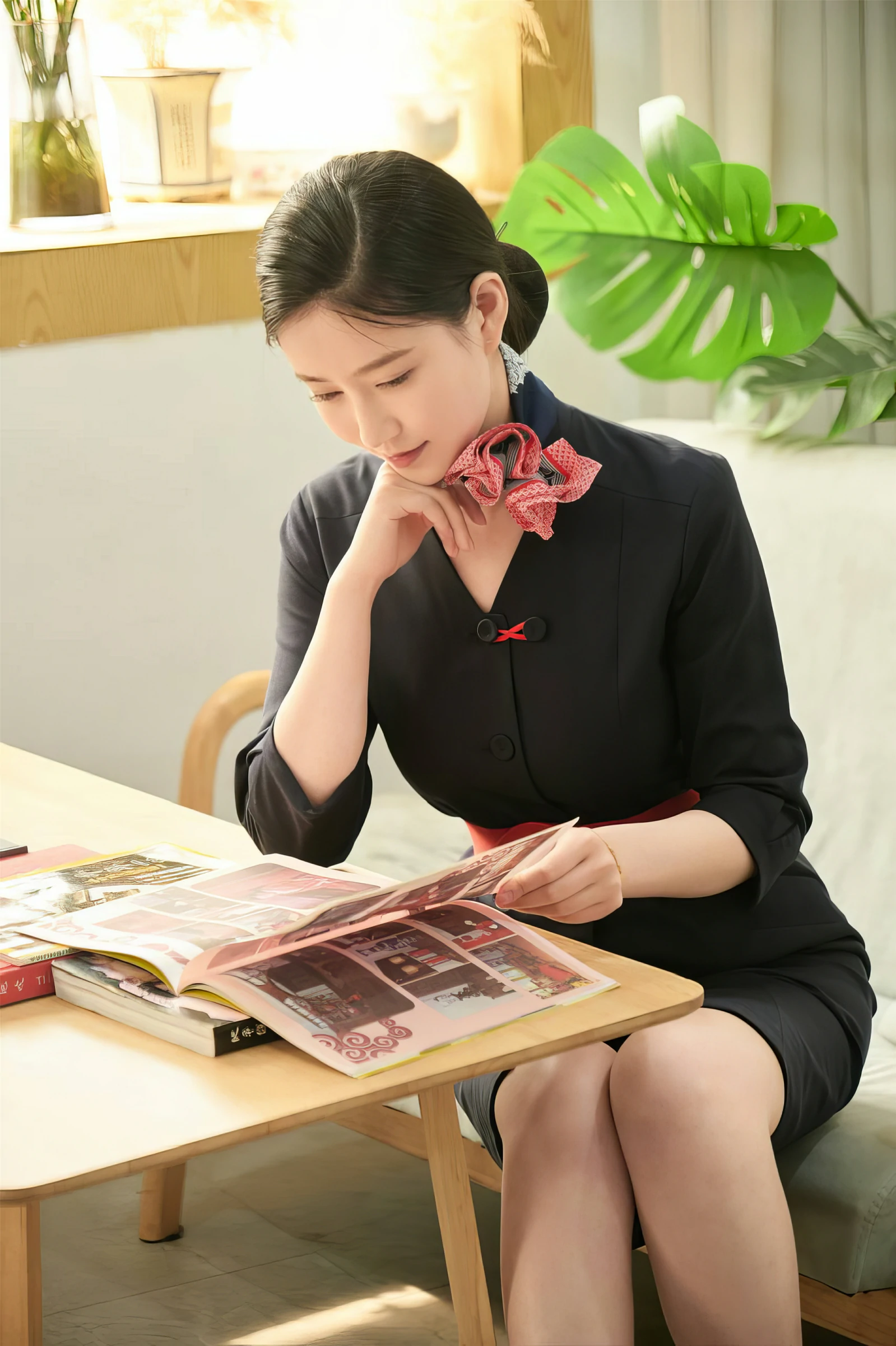 年年Nnian – 空姐制服 [83P]插图