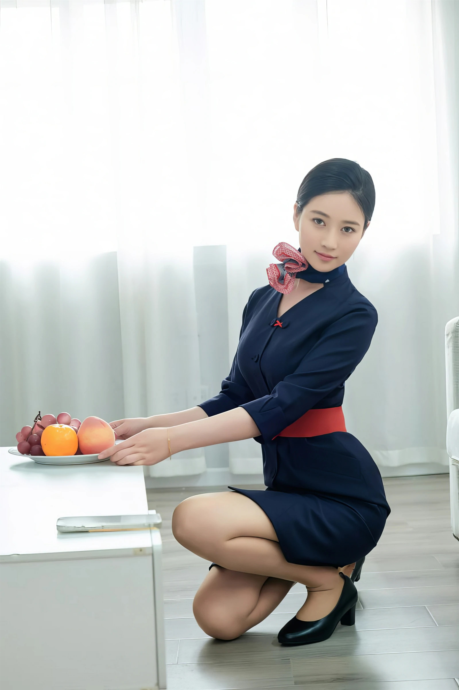 年年Nnian – 空姐制服 [83P]插图9