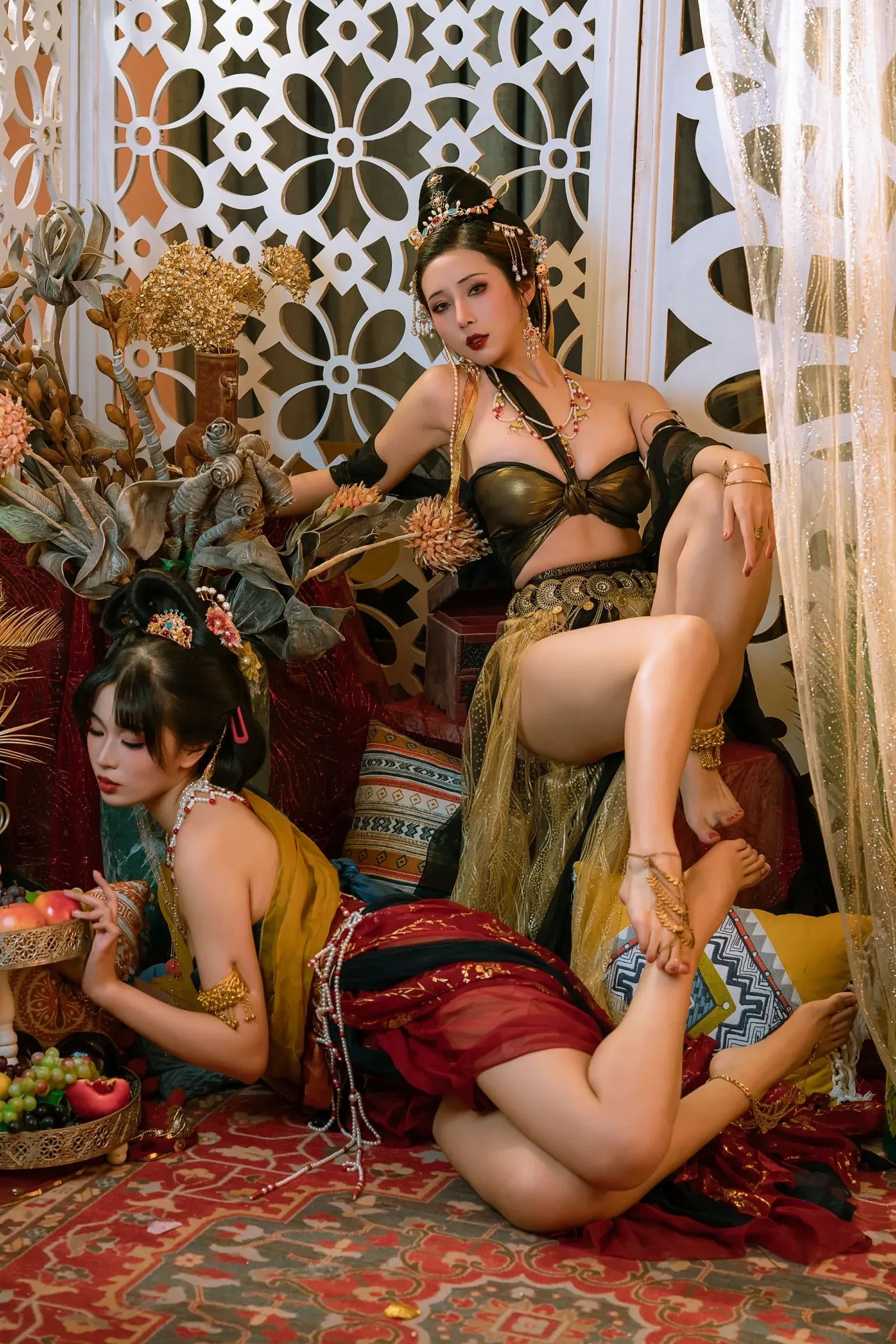 云溪溪&轩萧学姐 – 古风敦煌 [34P]插图9