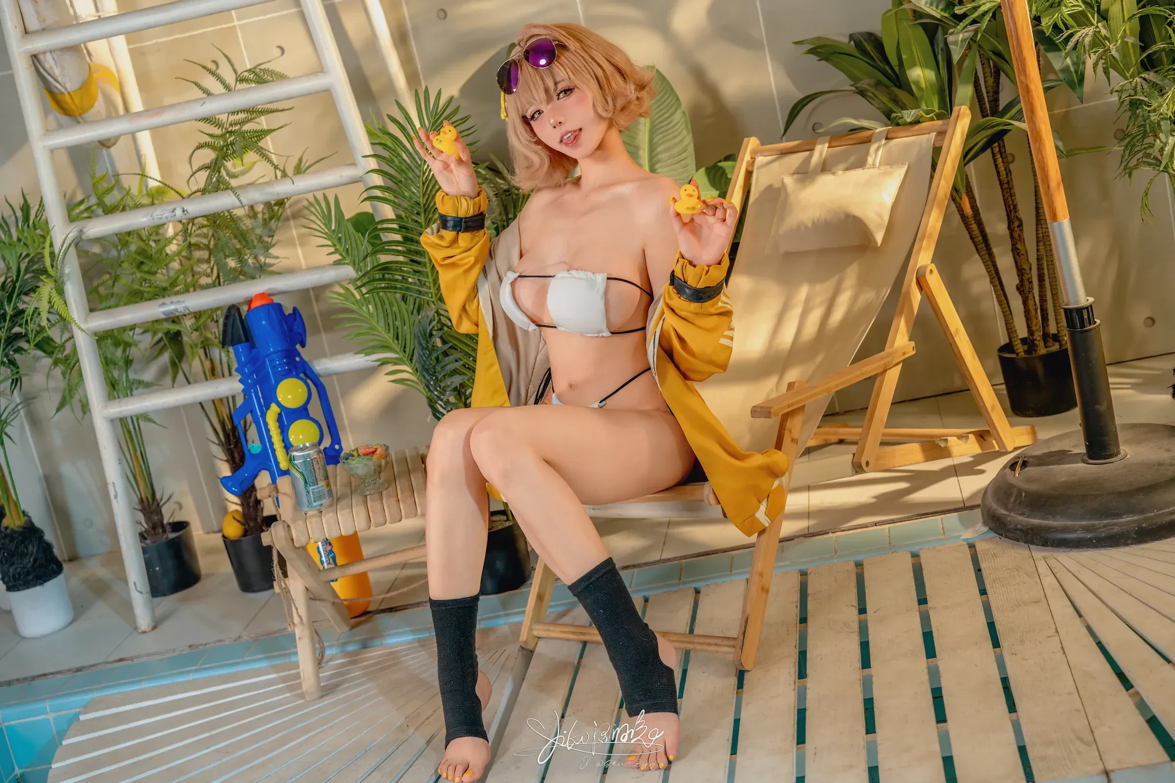 咬一口兔娘（黏黏团子兔） – 『闪耀夏日-阿尼斯』 恋爱告急 [79P]插图3