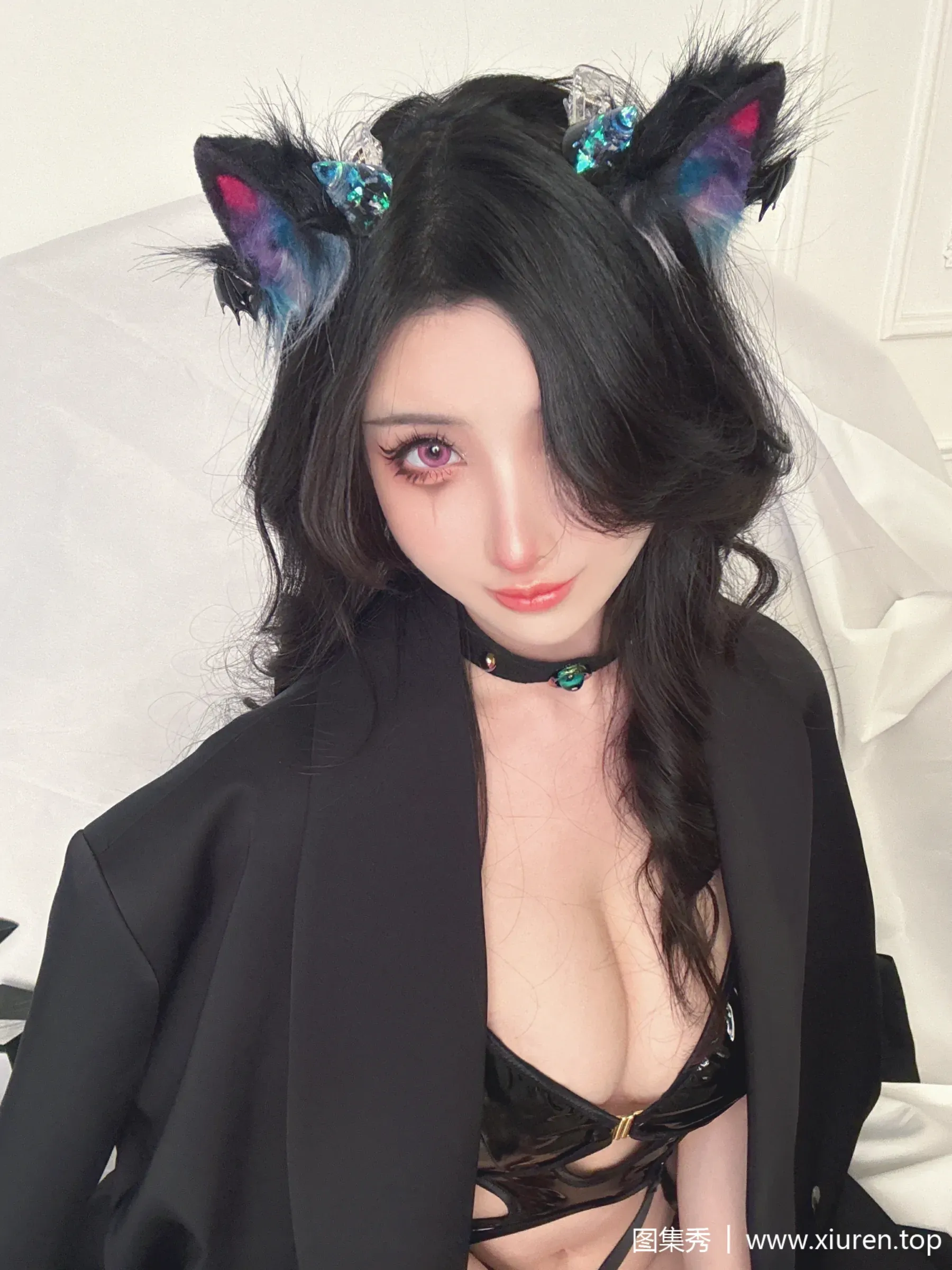 星之迟迟 – 万圣节小恶魔猫耳 [30P]插图2